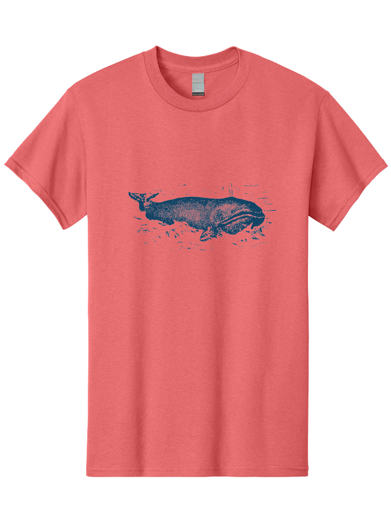 Ocean Giant Whale Men'S Graphic Tee, 100% Cotton, Comfortable Casual Summer Wear, Machine Washable, Tapir, Wild Animal, Wildlife, Forest Creature, Exotic Species, Large Mammal Aae547 19