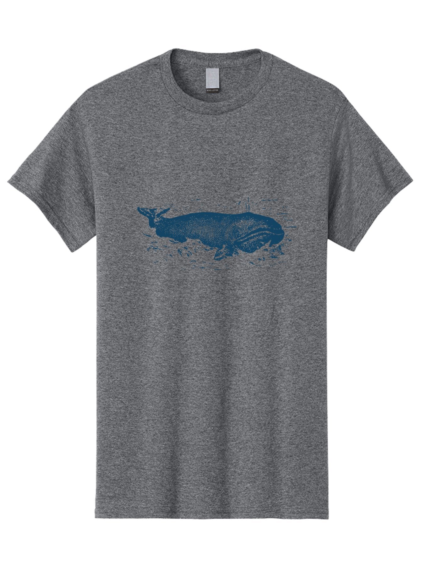 Ocean Giant Whale Men'S Graphic Tee, 100% Cotton, Comfortable Casual Summer Wear, Machine Washable, Tapir, Wild Animal, Wildlife, Forest Creature, Exotic Species, Large Mammal Aae547 11