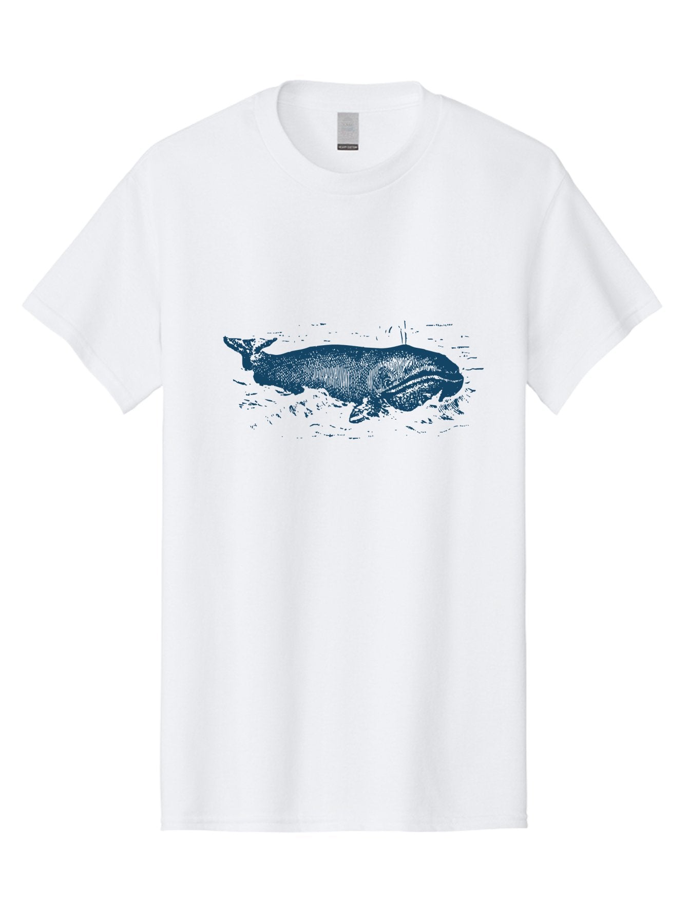 Ocean Giant Whale Men'S Graphic Tee, 100% Cotton, Comfortable Casual Summer Wear, Machine Washable, Tapir, Wild Animal, Wildlife, Forest Creature, Exotic Species, Large Mammal Aae547 9