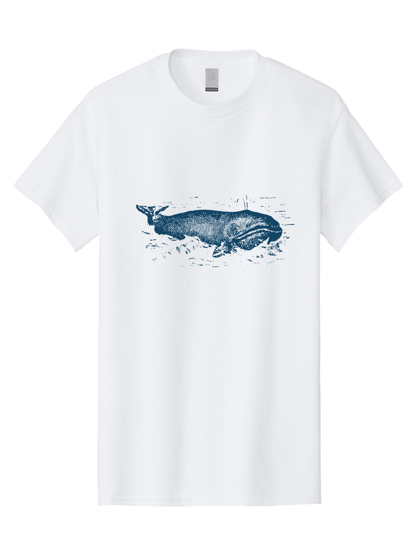 Ocean Giant Whale Men'S Graphic Tee, 100% Cotton, Comfortable Casual Summer Wear, Machine Washable, Tapir, Wild Animal, Wildlife, Forest Creature, Exotic Species, Large Mammal Aae547 17