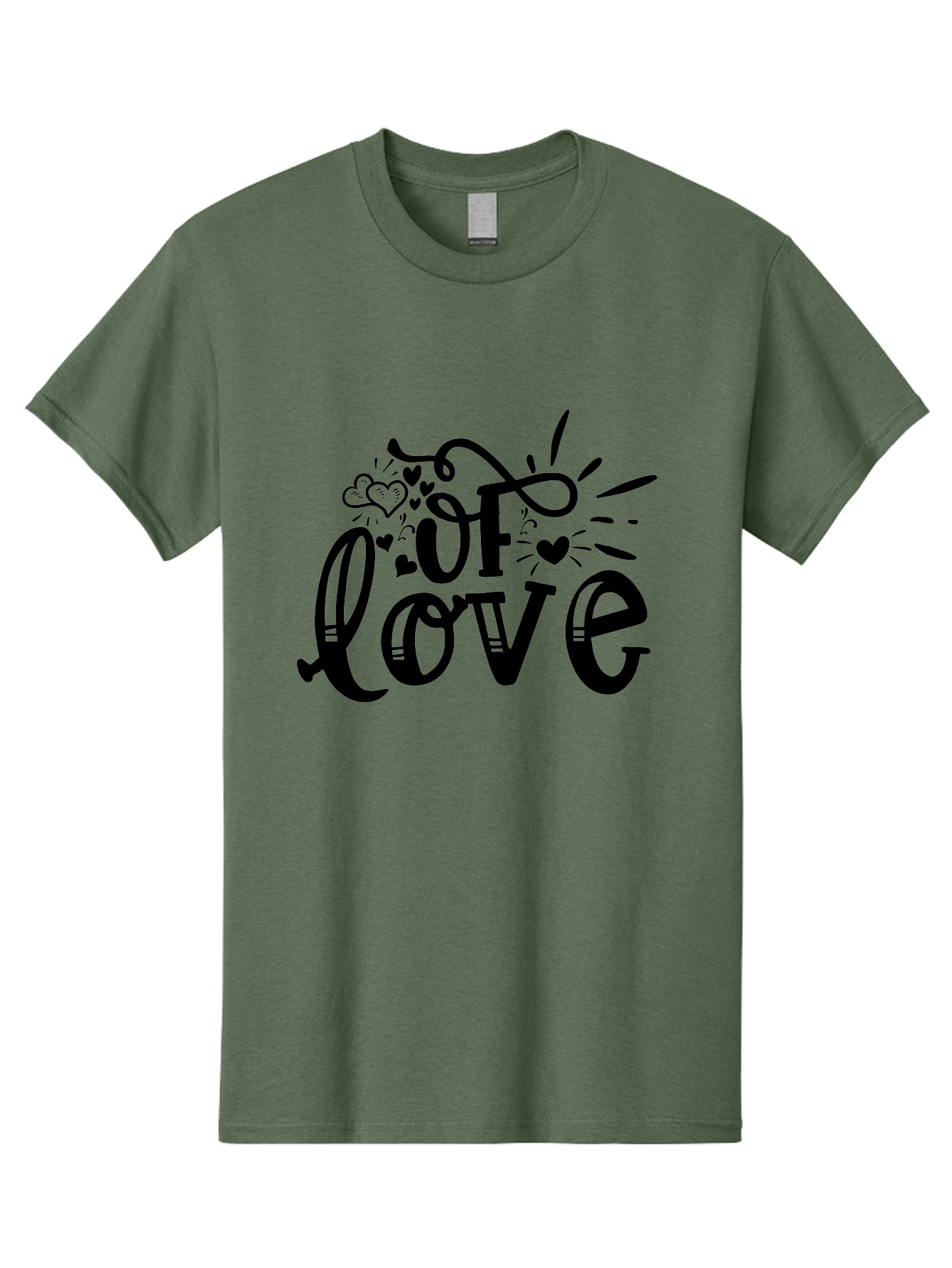 Of Love Men'S Graphic Tee, 100% Cotton, Comfortable Casual Summer Wear, Machine Washable, Heartfelt Illustration, Love Design, Decorative Typography, Whimsical Hearts, Illustration Art, Heart Theme, Love Quote Aae549 19