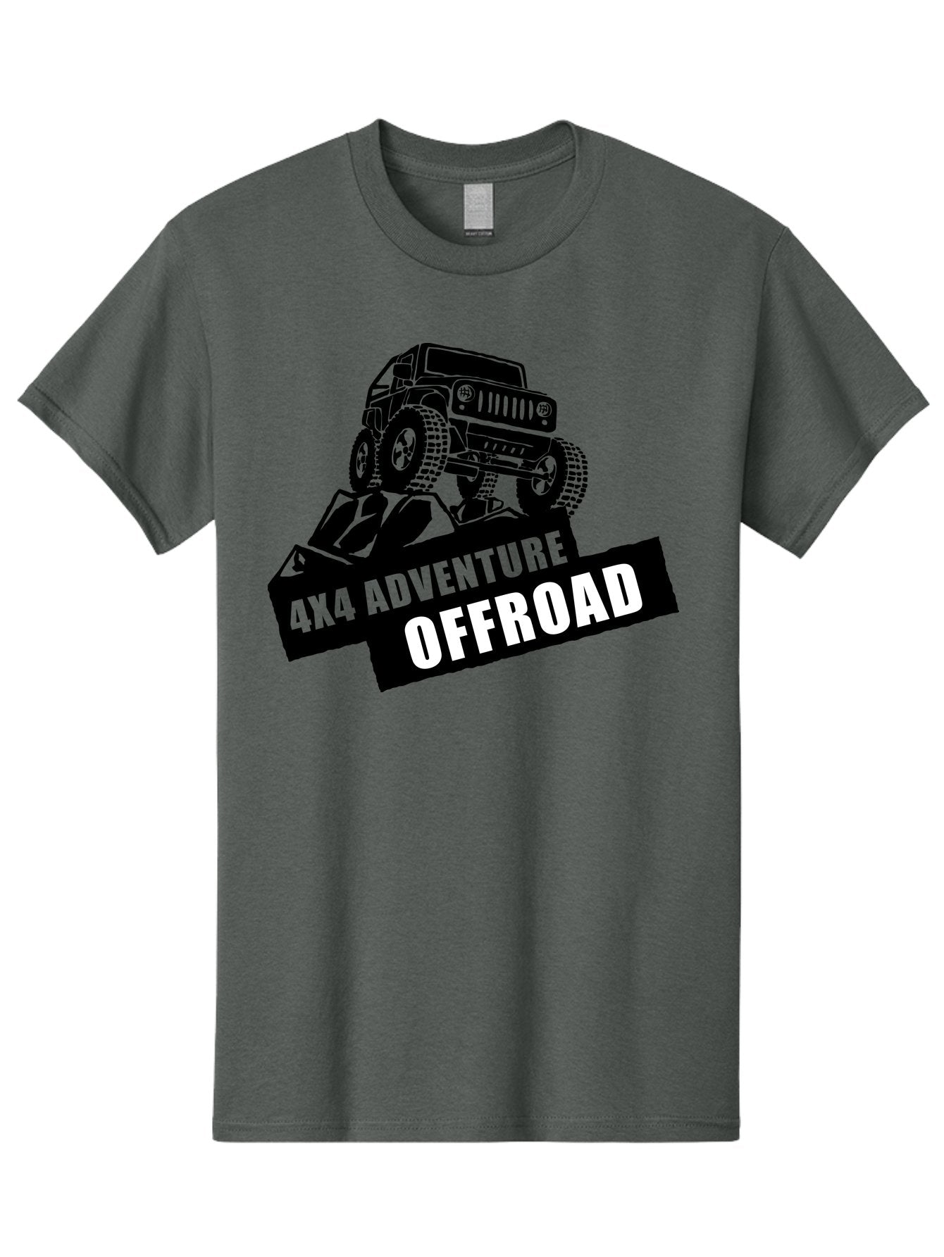 Offroad Adventure Men'S Graphic Tee, 100% Cotton, Comfortable Casual Summer Wear, Machine Washable, 4X4 Adventure, Offroad Vehicle, Rugged Terrain, Jeep Wrangler, Outdoor Excitement, Adventure Seeking, Offroading, Four-Wheel Drive, Aae550 8