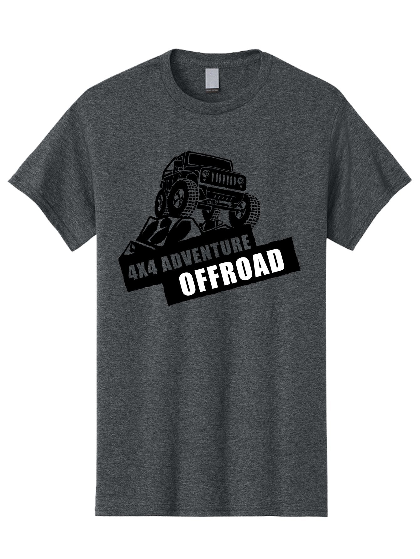 Offroad Adventure Men'S Graphic Tee, 100% Cotton, Comfortable Casual Summer Wear, Machine Washable, 4X4 Adventure, Offroad Vehicle, Rugged Terrain, Jeep Wrangler, Outdoor Excitement, Adventure Seeking, Offroading, Four-Wheel Drive, Aae550 6