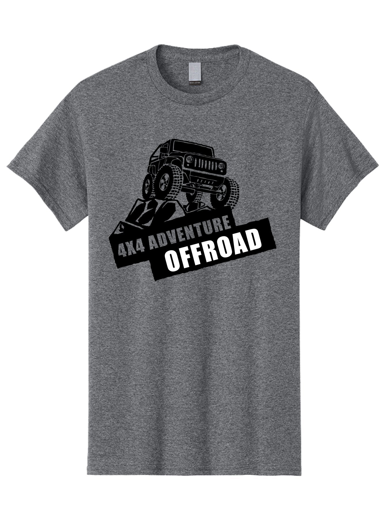 Offroad Adventure Men'S Graphic Tee, 100% Cotton, Comfortable Casual Summer Wear, Machine Washable, 4X4 Adventure, Offroad Vehicle, Rugged Terrain, Jeep Wrangler, Outdoor Excitement, Adventure Seeking, Offroading, Four-Wheel Drive, Aae550 10