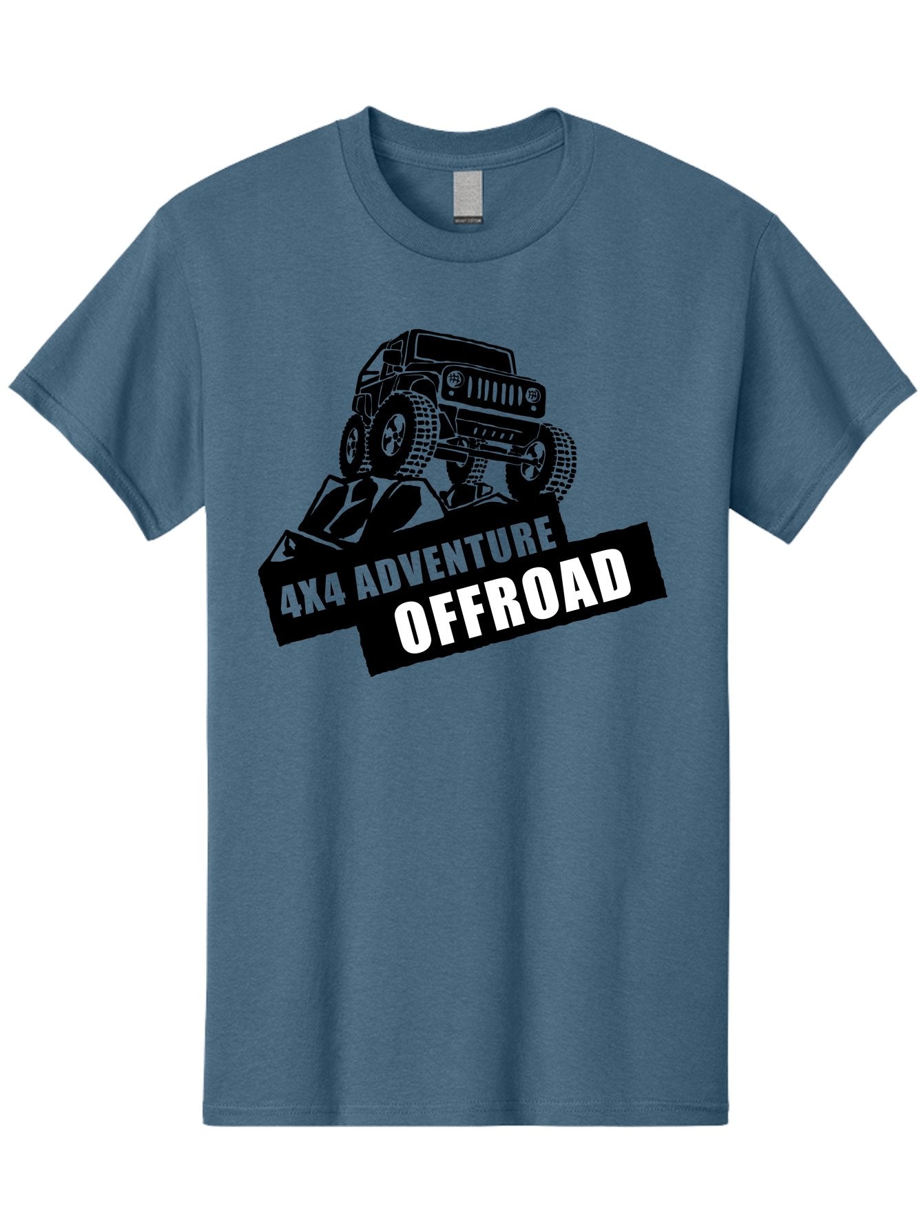 Offroad Adventure Men'S Graphic Tee, 100% Cotton, Comfortable Casual Summer Wear, Machine Washable, 4X4 Adventure, Offroad Vehicle, Rugged Terrain, Jeep Wrangler, Outdoor Excitement, Adventure Seeking, Offroading, Four-Wheel Drive, Aae550 15