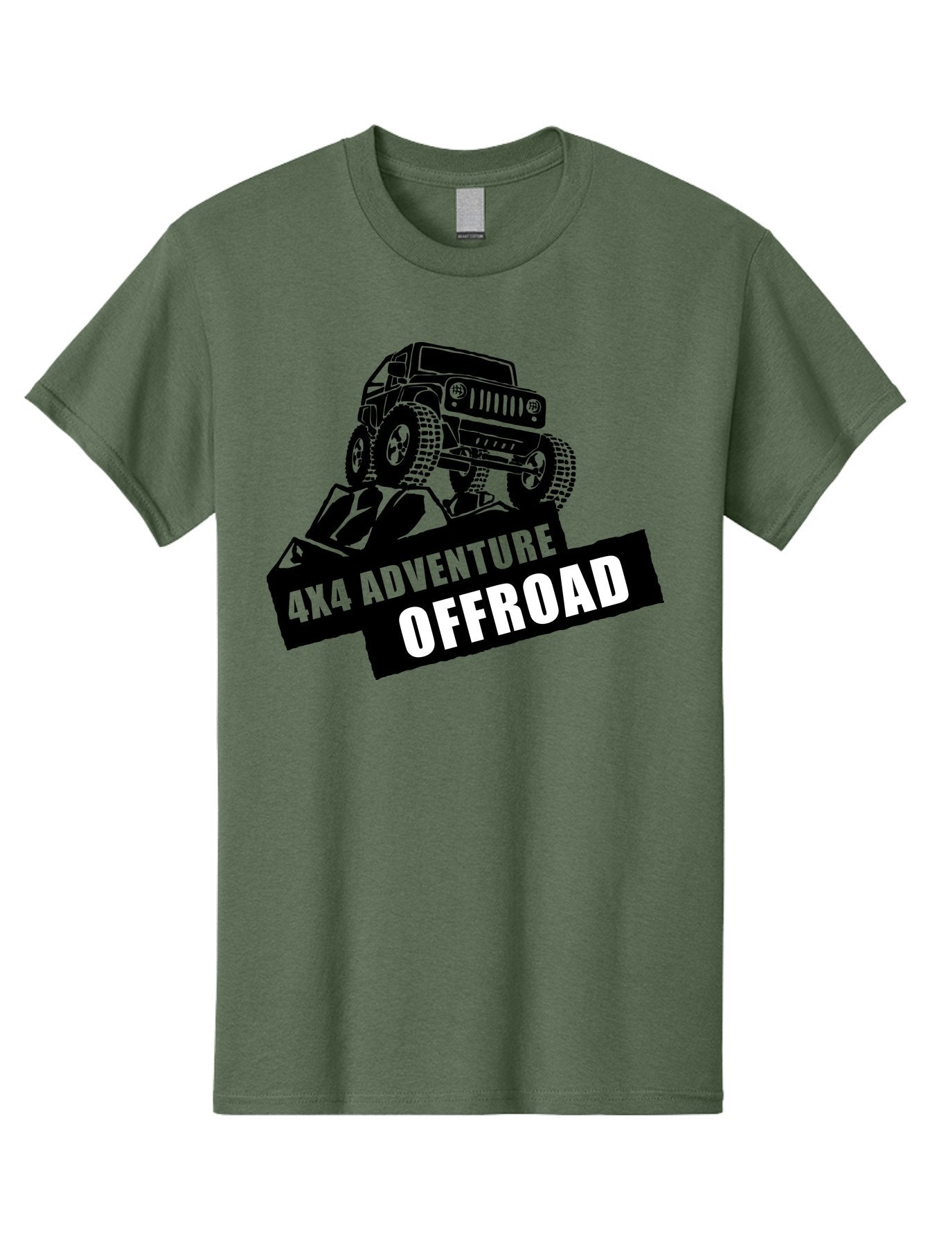 Offroad Adventure Men'S Graphic Tee, 100% Cotton, Comfortable Casual Summer Wear, Machine Washable, 4X4 Adventure, Offroad Vehicle, Rugged Terrain, Jeep Wrangler, Outdoor Excitement, Adventure Seeking, Offroading, Four-Wheel Drive, Aae550 14