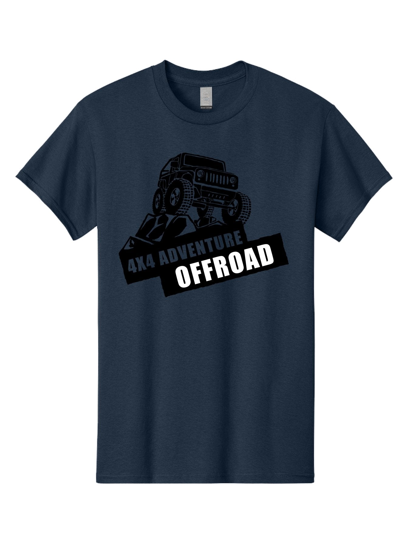 Offroad Adventure Men'S Graphic Tee, 100% Cotton, Comfortable Casual Summer Wear, Machine Washable, 4X4 Adventure, Offroad Vehicle, Rugged Terrain, Jeep Wrangler, Outdoor Excitement, Adventure Seeking, Offroading, Four-Wheel Drive, Aae550 11
