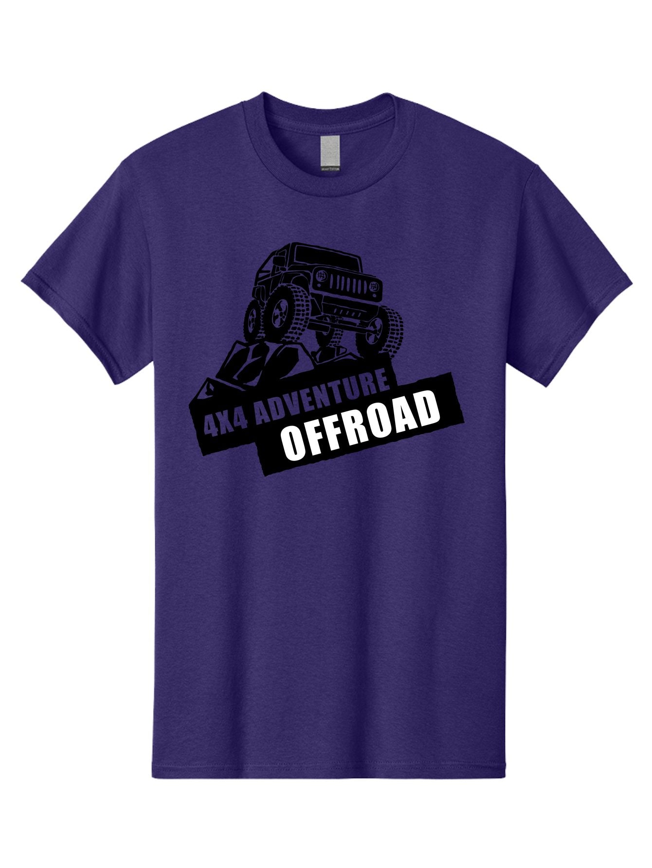 Offroad Adventure Men'S Graphic Tee, 100% Cotton, Comfortable Casual Summer Wear, Machine Washable, 4X4 Adventure, Offroad Vehicle, Rugged Terrain, Jeep Wrangler, Outdoor Excitement, Adventure Seeking, Offroading, Four-Wheel Drive, Aae550 7