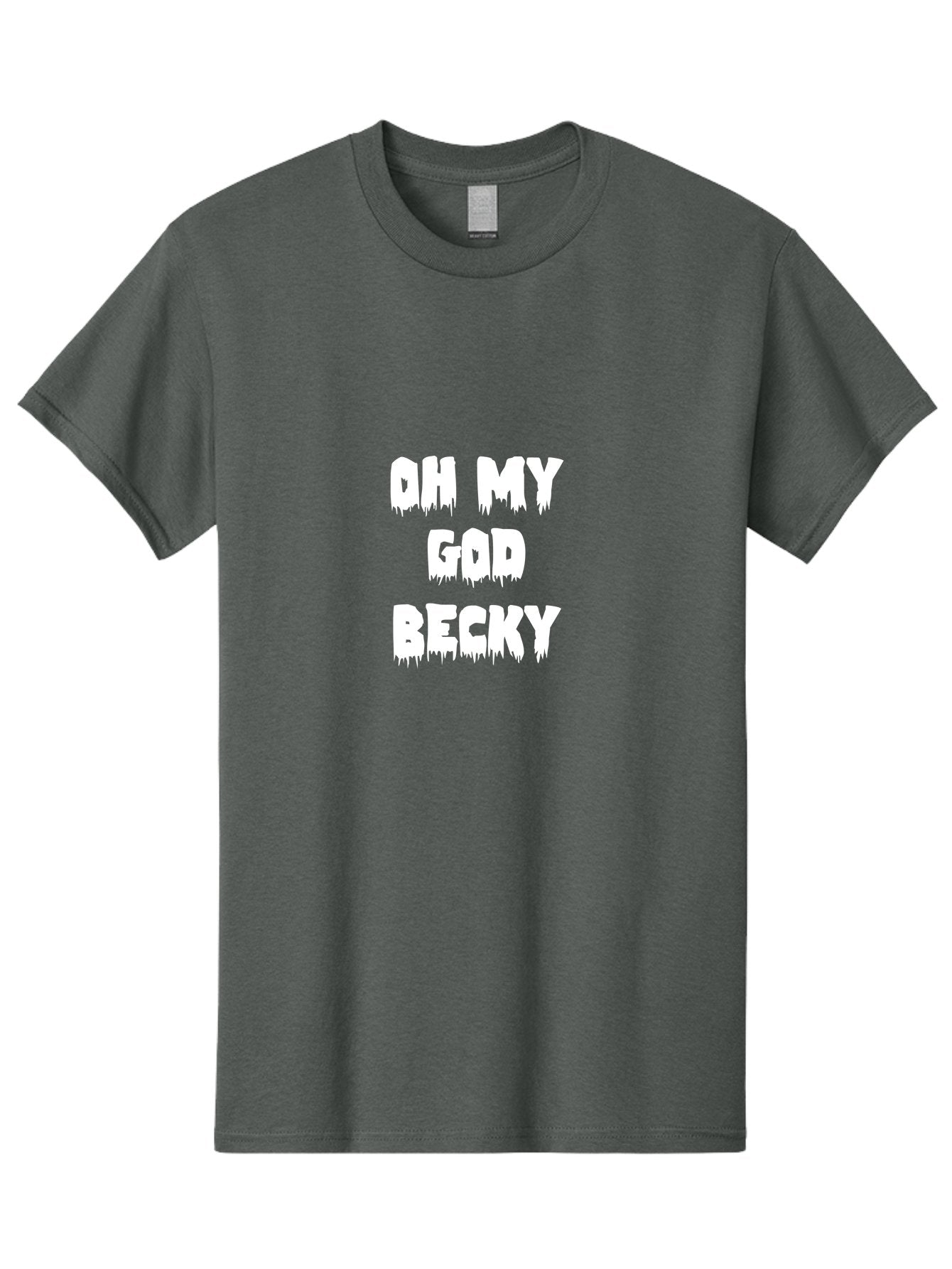 Oh My God Becky Men'S Graphic Tee, 100% Cotton, Comfortable Casual Summer Wear, Machine Washable, Funny Quote, Reaction Meme, Humorous Phrase, Comedic Expression, Oh My God Becky, Meme Culture, Internet Humor Aae551 8