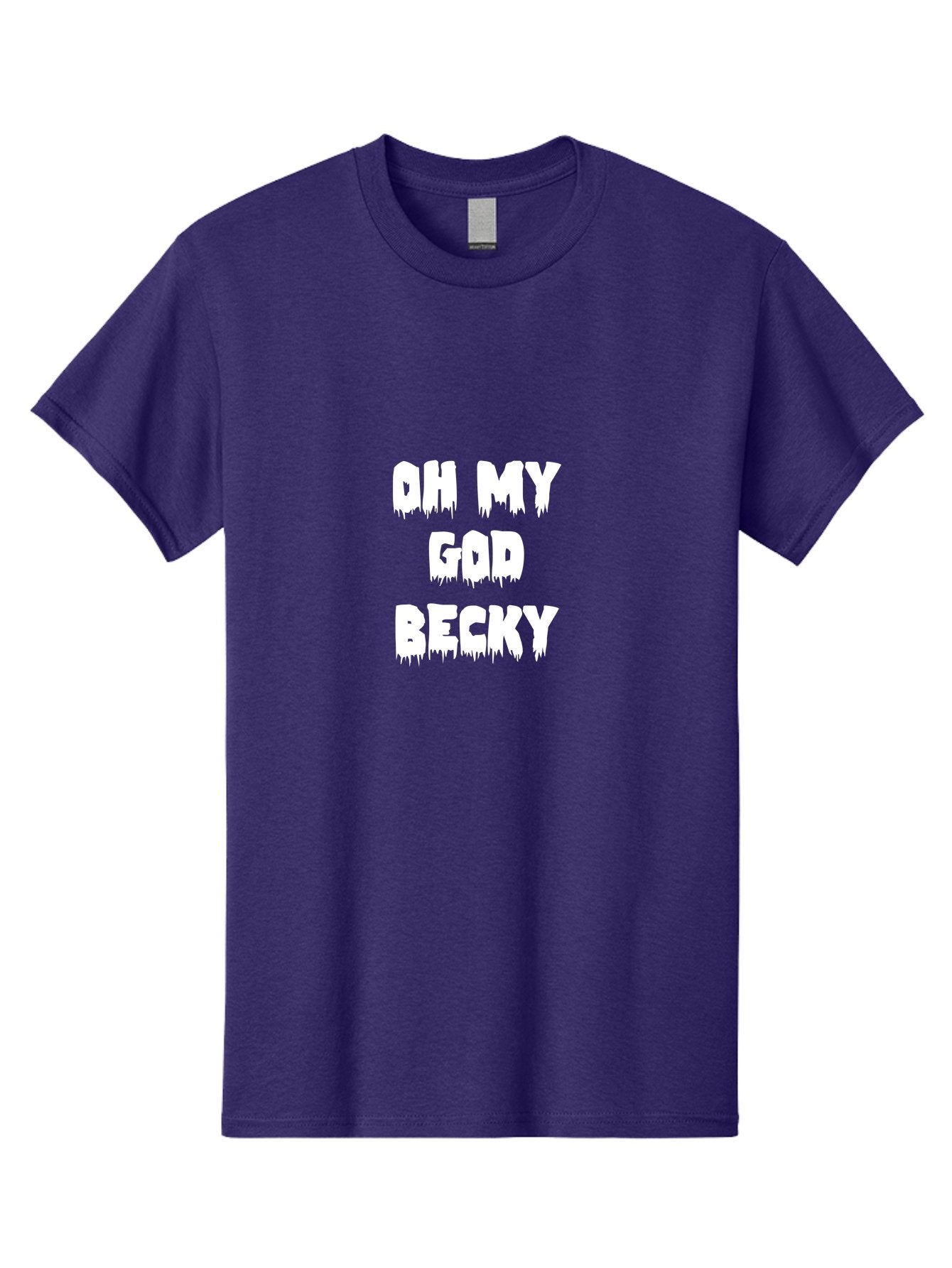 Oh My God Becky Men'S Graphic Tee, 100% Cotton, Comfortable Casual Summer Wear, Machine Washable, Funny Quote, Reaction Meme, Humorous Phrase, Comedic Expression, Oh My God Becky, Meme Culture, Internet Humor Aae551 12