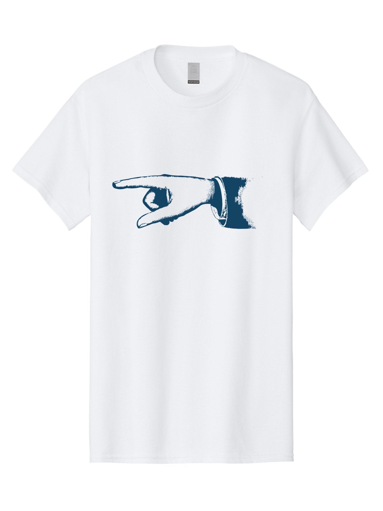 Old Fashioned Direction Hand 2 Men'S Graphic Tee, 100% Cotton, Comfortable Casual Summer Wear, Machine Washable, Hand Pointing Gesture, Index Finger, Body Language, Human Hand, Direction, Gesture, Hand Signal Aae553 4