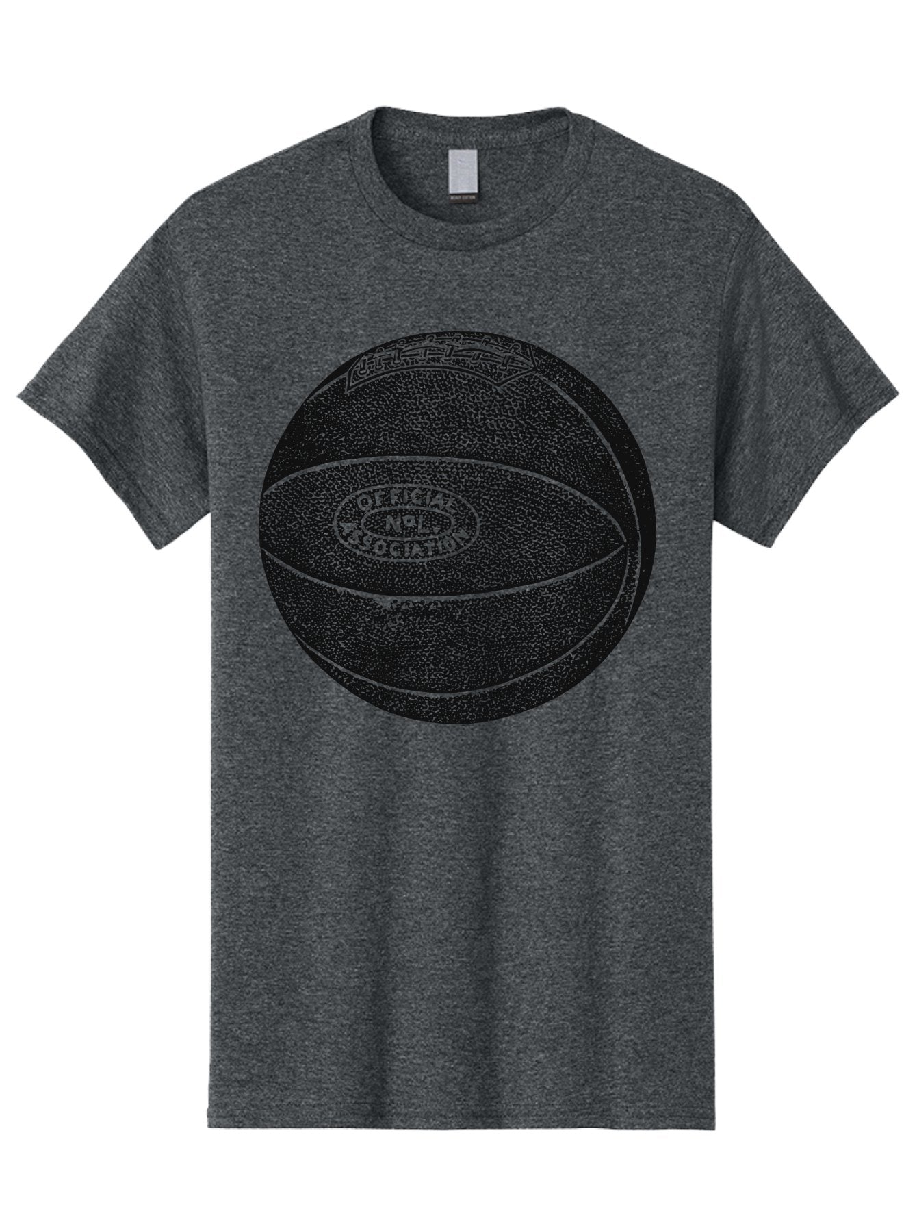 Old School Ball Men'S Graphic Tee, 100% Cotton, Comfortable Casual Summer Wear, Machine Washable, Nba Basketball, Official League Ball, Textured Surface, Athletic Equipment, Sports Gear, Basketball Design, Sports Logo, Professional Basketball Aae554 13