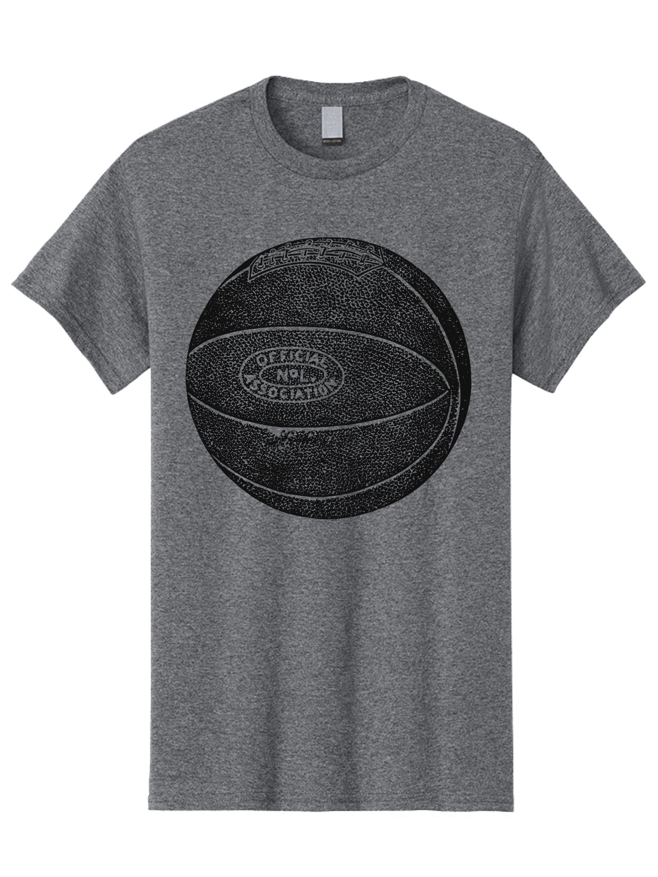 Old School Ball Men'S Graphic Tee, 100% Cotton, Comfortable Casual Summer Wear, Machine Washable, Nba Basketball, Official League Ball, Textured Surface, Athletic Equipment, Sports Gear, Basketball Design, Sports Logo, Professional Basketball Aae554