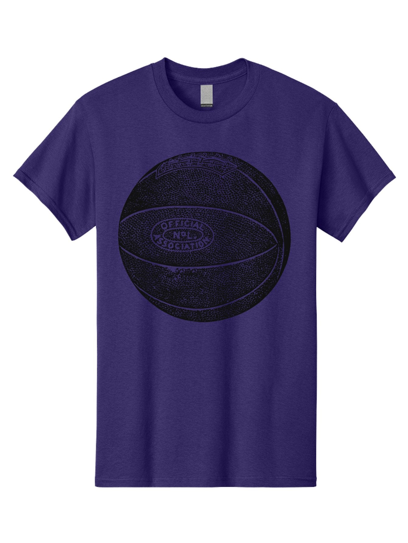 Old School Ball Men'S Graphic Tee, 100% Cotton, Comfortable Casual Summer Wear, Machine Washable, Nba Basketball, Official League Ball, Textured Surface, Athletic Equipment, Sports Gear, Basketball Design, Sports Logo, Professional Basketball Aae554