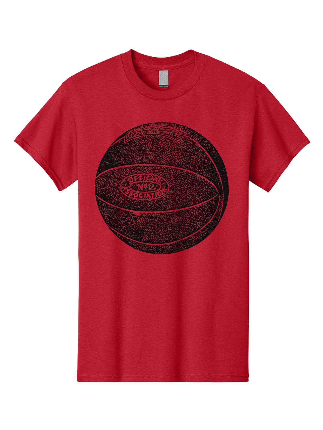 Old School Ball Men'S Graphic Tee, 100% Cotton, Comfortable Casual Summer Wear, Machine Washable, Nba Basketball, Official League Ball, Textured Surface, Athletic Equipment, Sports Gear, Basketball Design, Sports Logo, Professional Basketball Aae554 3
