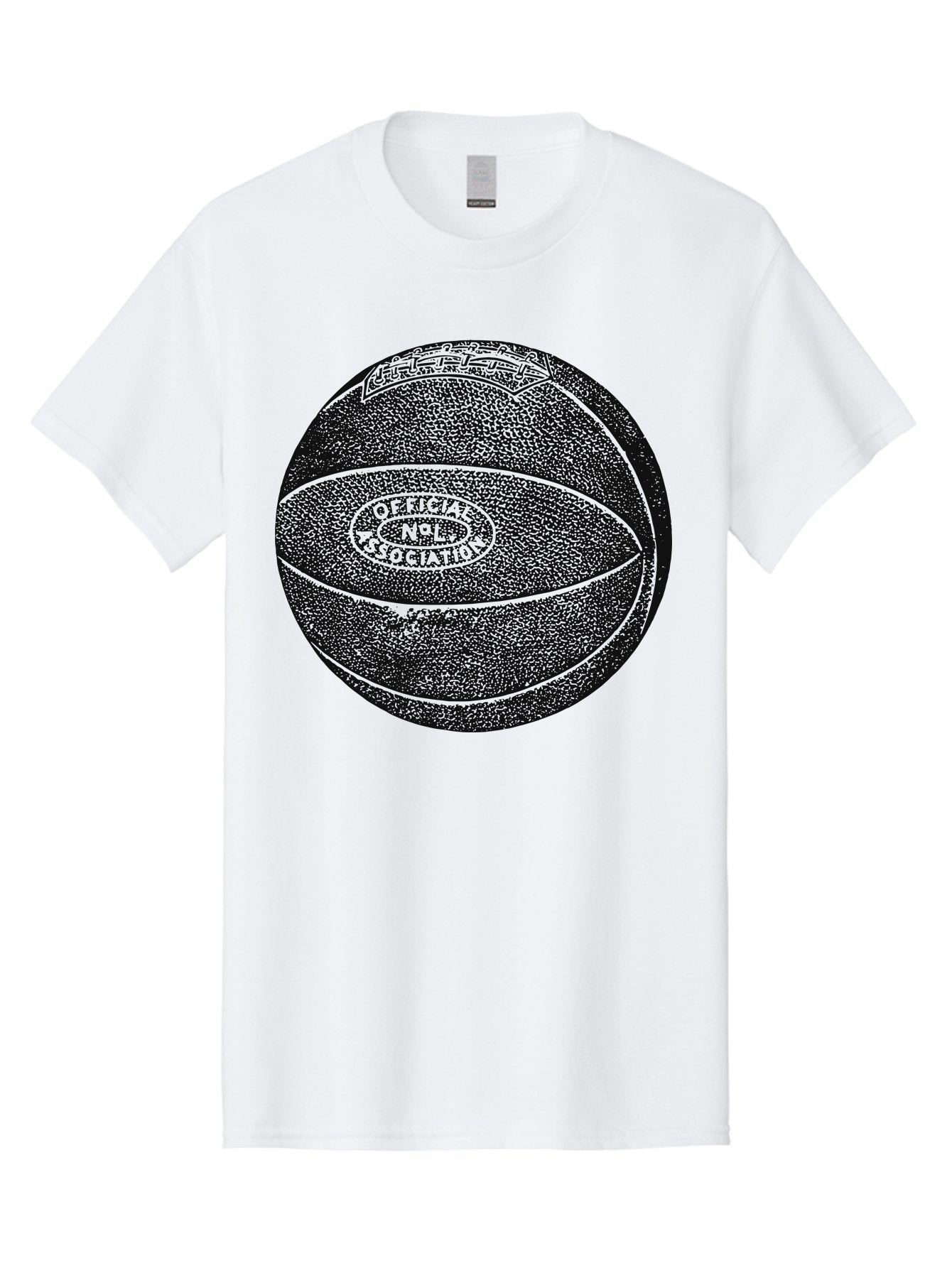 Old School Ball Men'S Graphic Tee, 100% Cotton, Comfortable Casual Summer Wear, Machine Washable, Nba Basketball, Official League Ball, Textured Surface, Athletic Equipment, Sports Gear, Basketball Design, Sports Logo, Professional Basketball Aae554 7