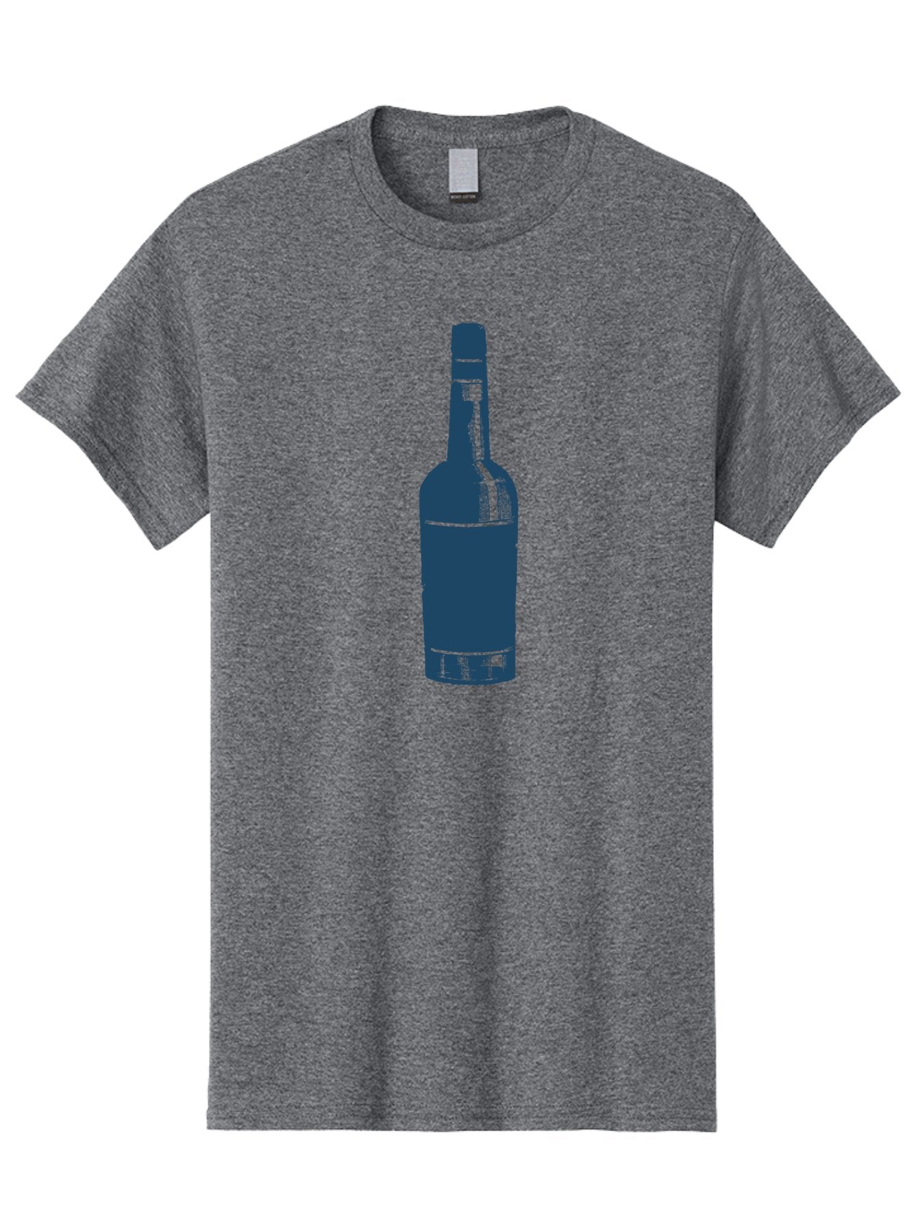 Old World Liquor Men'S Graphic Tee, 100% Cotton, Comfortable Casual Summer Wear, Machine Washable, Wine Bottle, Alcohol, Beverage, Glass Bottle, Wine Container, Luxury Drink, Fine Wine Aae560 3