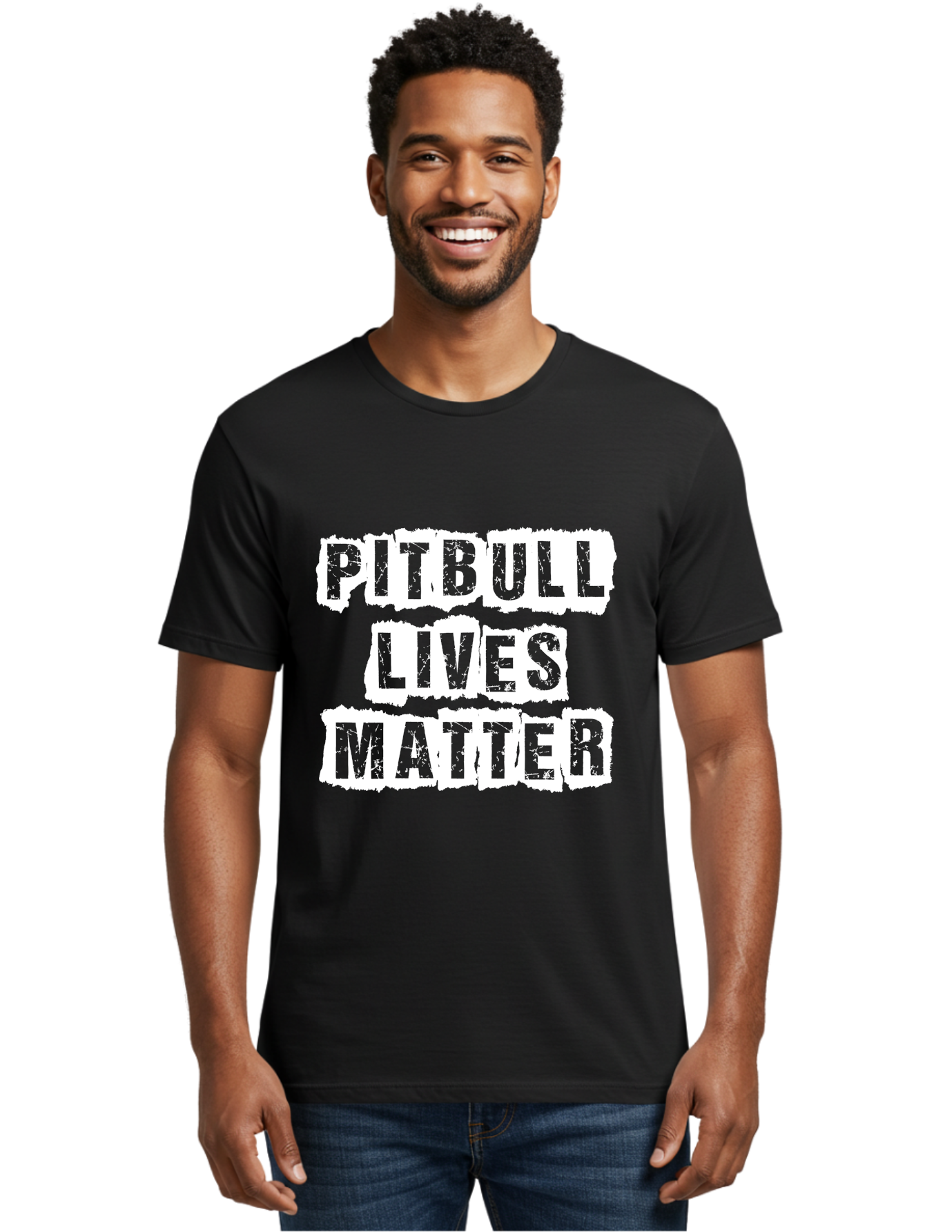 Pitbull Lives Matter Men'S Graphic Tee, 100% Cotton, Comfortable Casual Summer Wear, Machine Washable, Pitbull Awareness, Dog Advocacy, Pitbull Lives Matter, Social Justice, Animal Rights, Dog Lovers, Pitbull Support, Advocacy Campaign Aae582