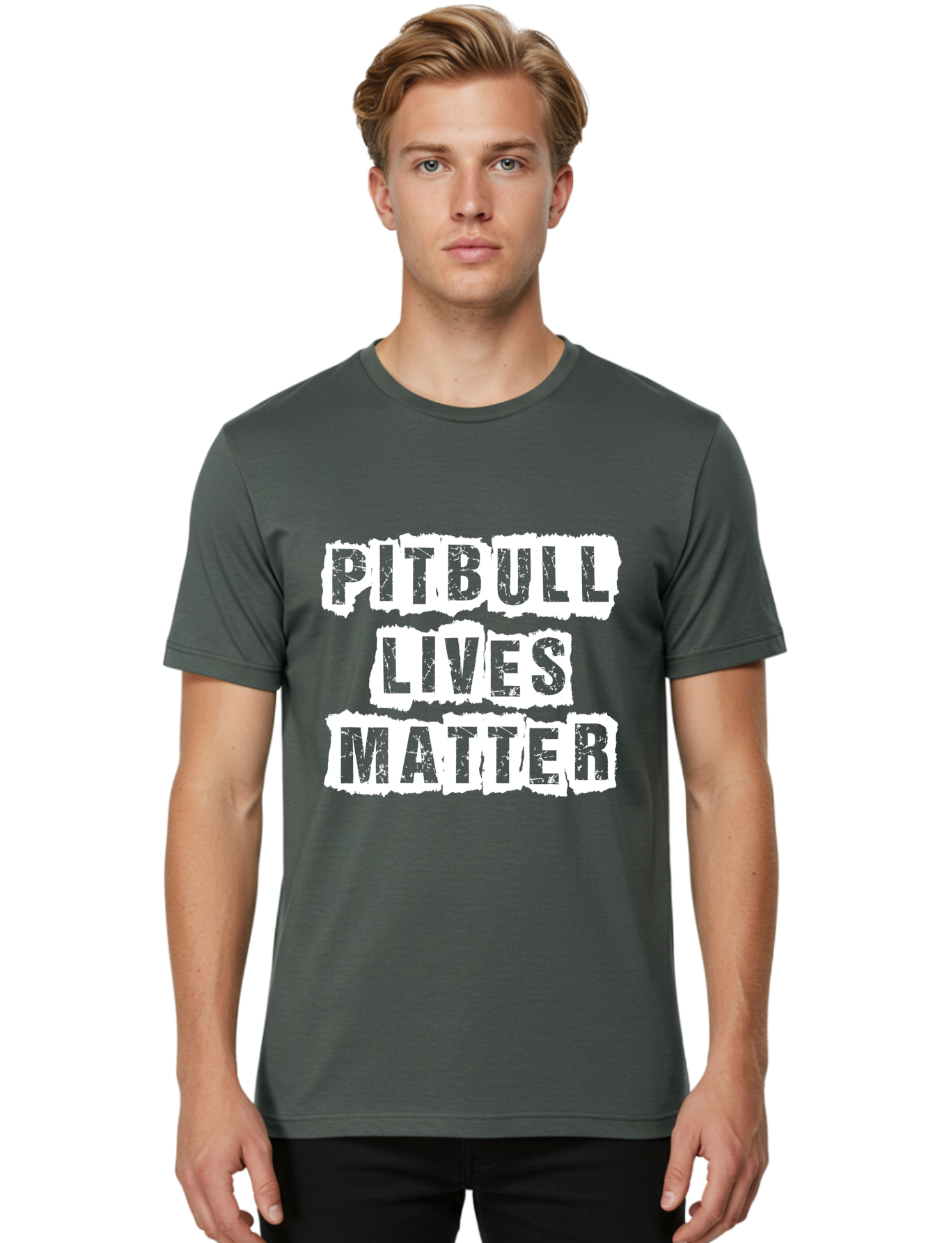 Pitbull Lives Matter Men'S Graphic Tee, 100% Cotton, Comfortable Casual Summer Wear, Machine Washable, Pitbull Awareness, Dog Advocacy, Pitbull Lives Matter, Social Justice, Animal Rights, Dog Lovers, Pitbull Support, Advocacy Campaign Aae582 16