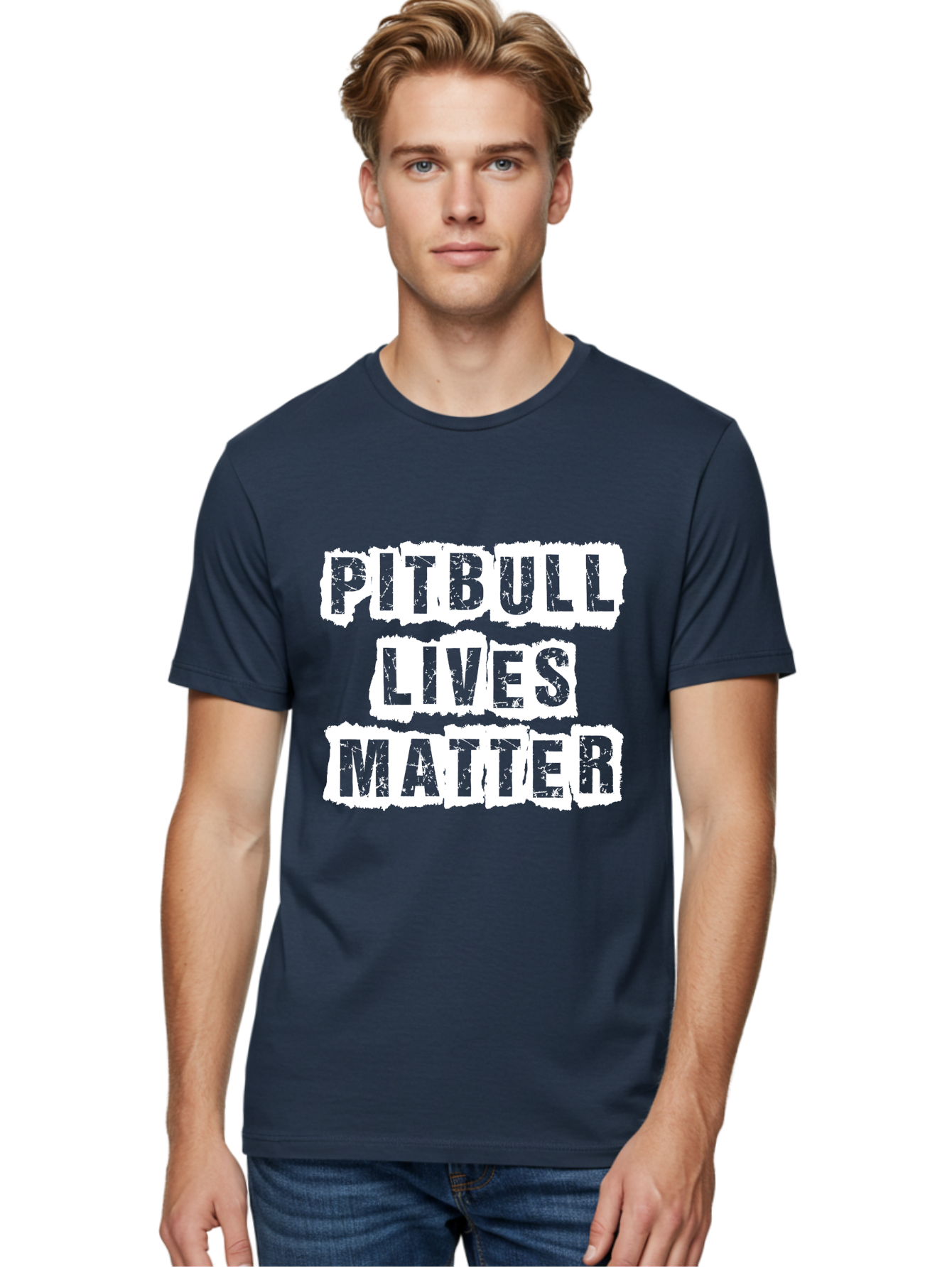 Pitbull Lives Matter Men'S Graphic Tee, 100% Cotton, Comfortable Casual Summer Wear, Machine Washable, Pitbull Awareness, Dog Advocacy, Pitbull Lives Matter, Social Justice, Animal Rights, Dog Lovers, Pitbull Support, Advocacy Campaign Aae582 30