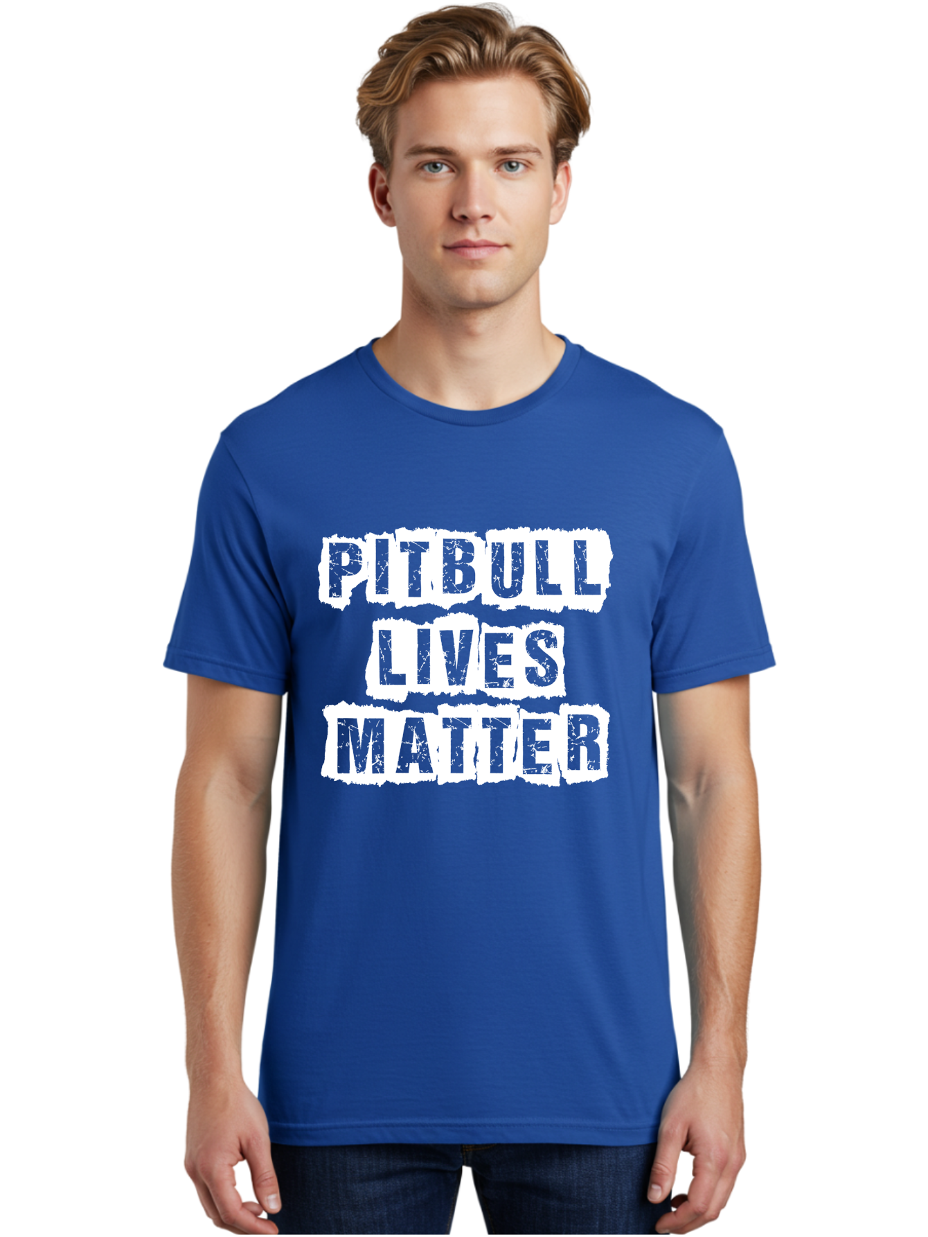 Pitbull Lives Matter Men'S Graphic Tee, 100% Cotton, Comfortable Casual Summer Wear, Machine Washable, Pitbull Awareness, Dog Advocacy, Pitbull Lives Matter, Social Justice, Animal Rights, Dog Lovers, Pitbull Support, Advocacy Campaign Aae582 4