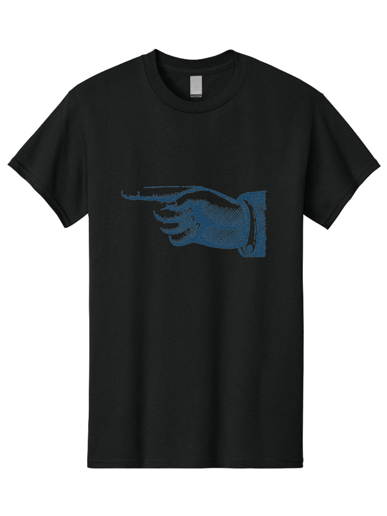 Pointing Finger 2 Men'S Graphic Tee, 100% Cotton, Comfortable Casual Summer Wear, Machine Washable, Hand Pointing, Index Finger Extended, Vintage Illustration, Pointing Gesture, Illustration Art, Classic Design, Direction Indicator, Aae585 7