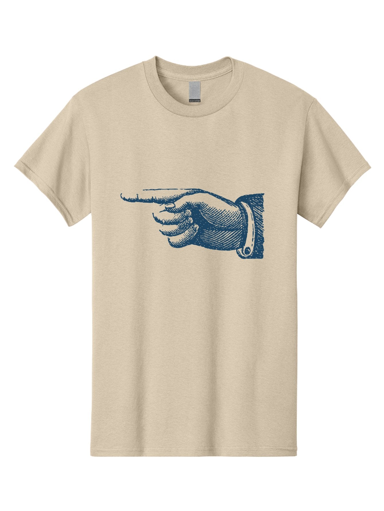 Pointing Finger 2 Men'S Graphic Tee, 100% Cotton, Comfortable Casual Summer Wear, Machine Washable, Hand Pointing, Index Finger Extended, Vintage Illustration, Pointing Gesture, Illustration Art, Classic Design, Direction Indicator, Aae585 12