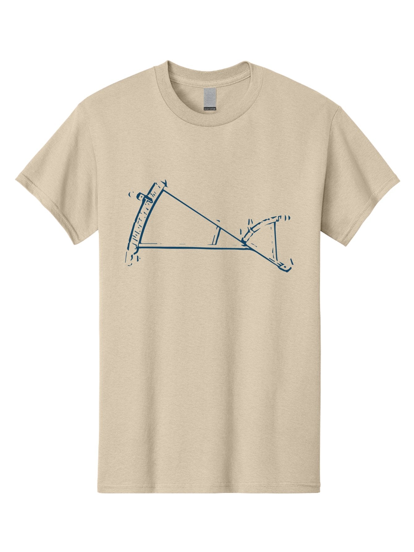 Precision Ruler Men'S Graphic Tee, 100% Cotton, Comfortable Casual Summer Wear, Machine Washable, Protractor, Measuring Angles, Geometry Tool, Precision Instrument, Navigation Aid, Mathematical Device, Angle Measurement Aae587