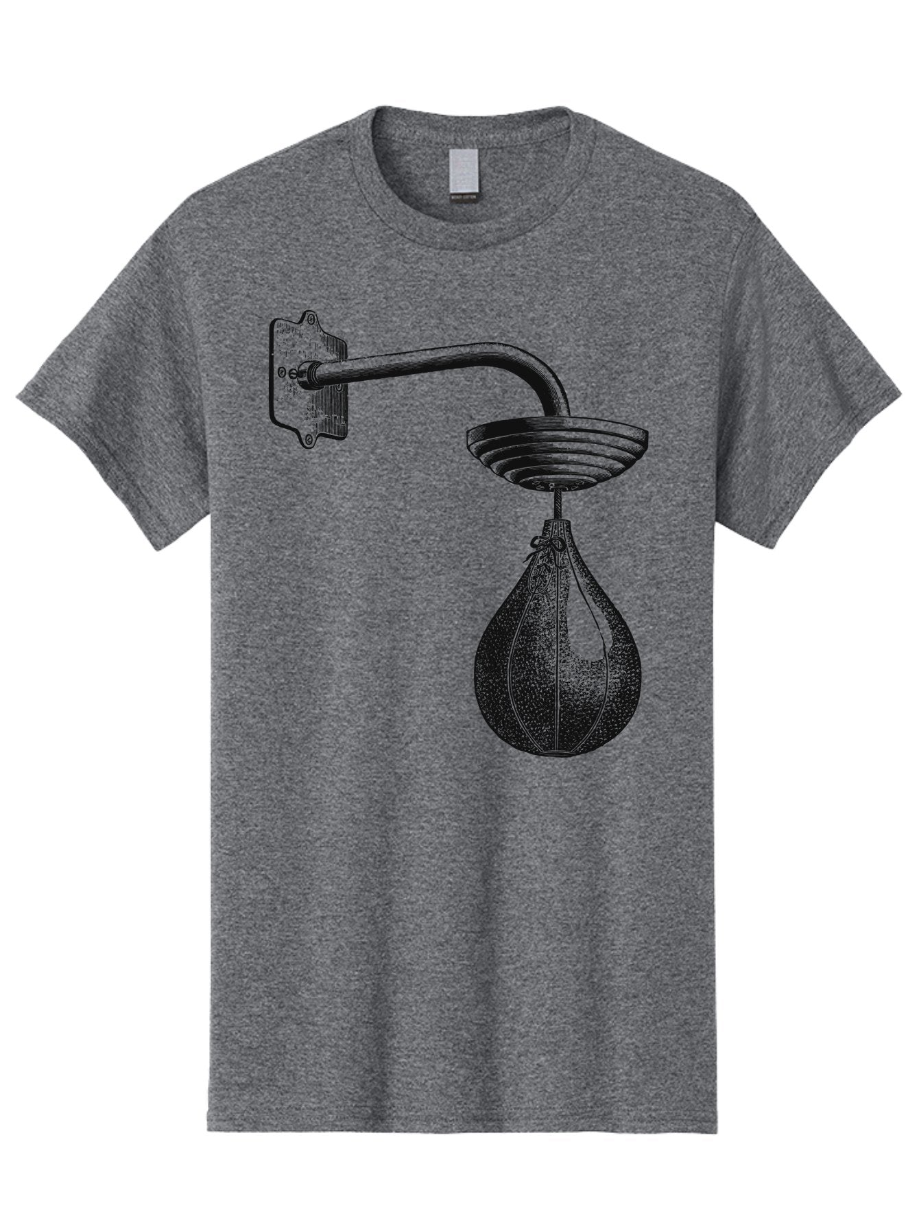 Punch Drills Men'S Graphic Tee, 100% Cotton, Comfortable Casual Summer Wear, Machine Washable, Punching Bag, Boxing Equipment, Punch Bag, Fitness Gear, Boxing Training, Workout Equipment, Punching Bag Illustration, Boxing Punching Bag Aae598 8