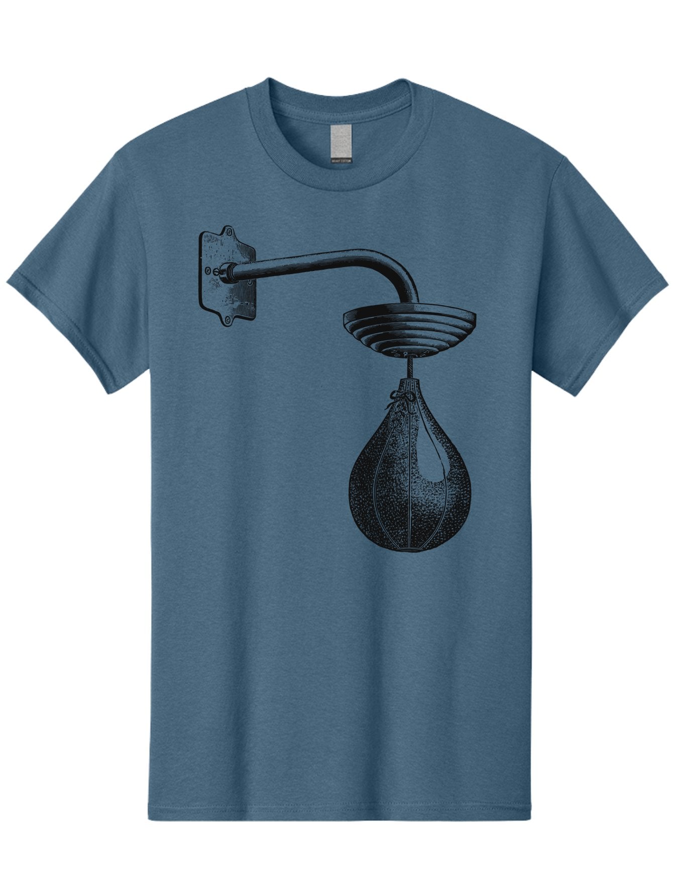 Punch Drills Men'S Graphic Tee, 100% Cotton, Comfortable Casual Summer Wear, Machine Washable, Punching Bag, Boxing Equipment, Punch Bag, Fitness Gear, Boxing Training, Workout Equipment, Punching Bag Illustration, Boxing Punching Bag Aae598 6