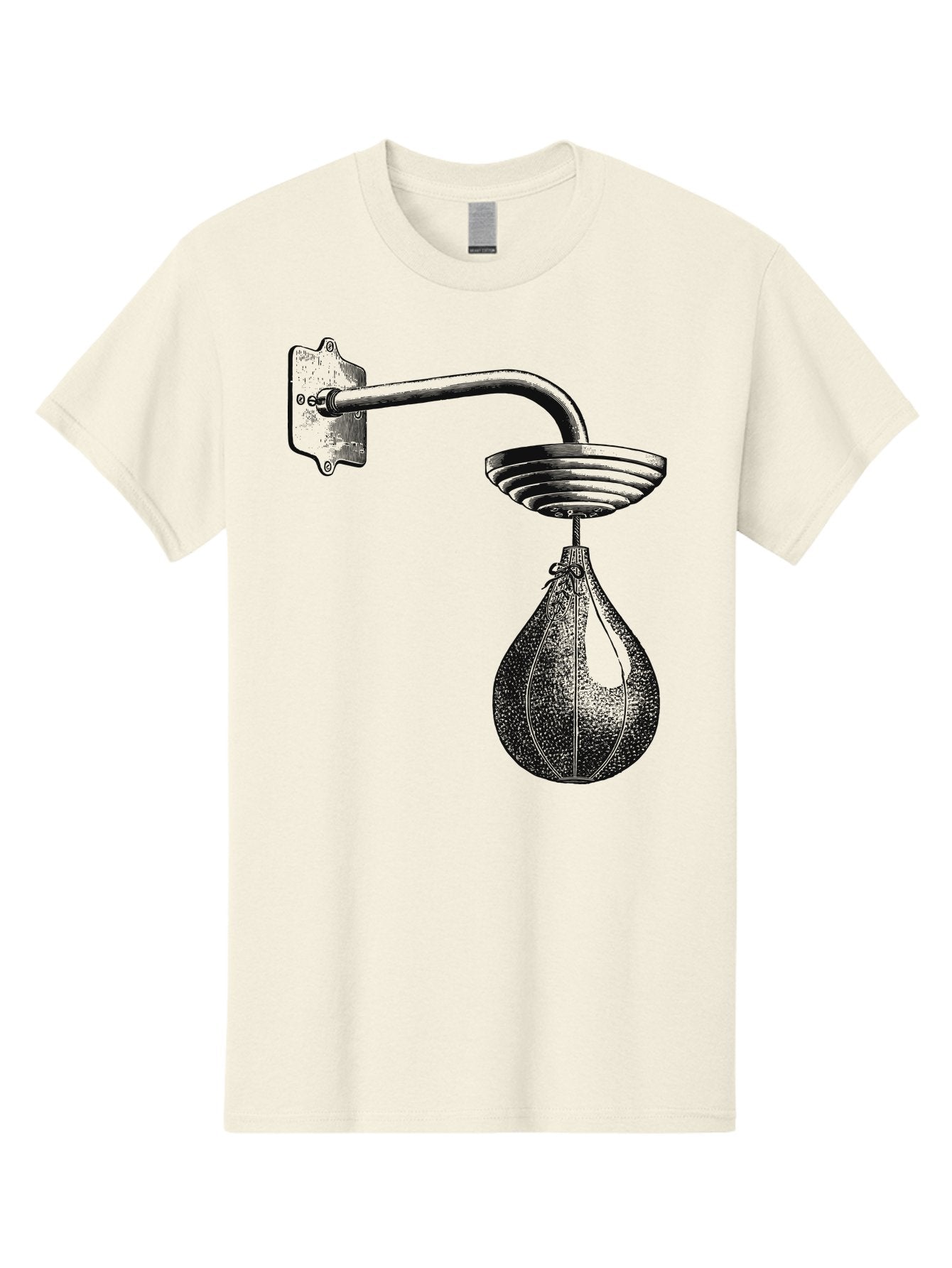 Punch Drills Men'S Graphic Tee, 100% Cotton, Comfortable Casual Summer Wear, Machine Washable, Punching Bag, Boxing Equipment, Punch Bag, Fitness Gear, Boxing Training, Workout Equipment, Punching Bag Illustration, Boxing Punching Bag Aae598