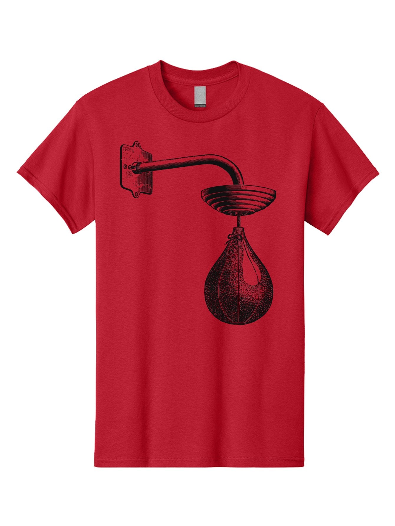 Punch Drills Men'S Graphic Tee, 100% Cotton, Comfortable Casual Summer Wear, Machine Washable, Punching Bag, Boxing Equipment, Punch Bag, Fitness Gear, Boxing Training, Workout Equipment, Punching Bag Illustration, Boxing Punching Bag Aae598 15