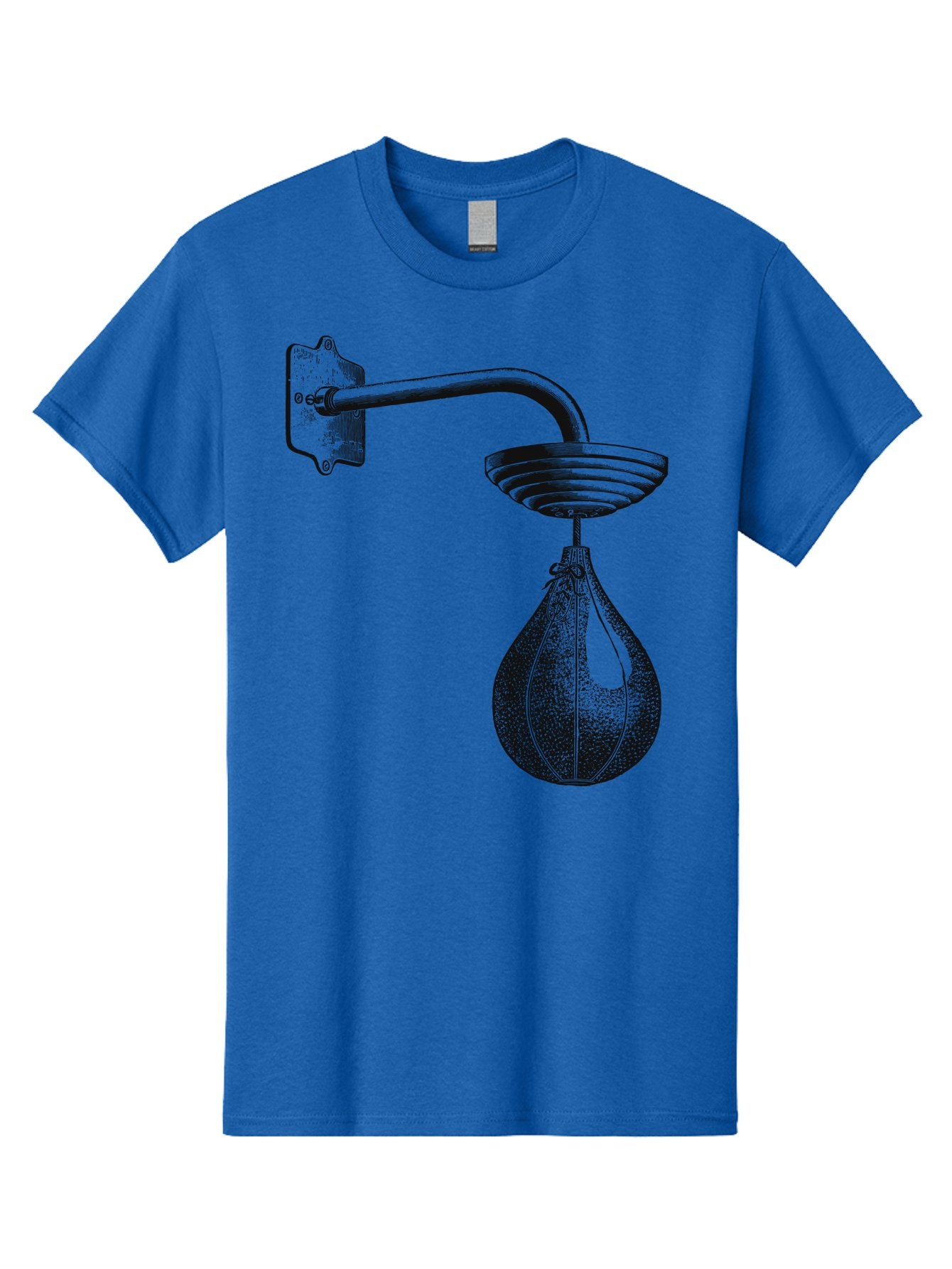 Punch Drills Men'S Graphic Tee, 100% Cotton, Comfortable Casual Summer Wear, Machine Washable, Punching Bag, Boxing Equipment, Punch Bag, Fitness Gear, Boxing Training, Workout Equipment, Punching Bag Illustration, Boxing Punching Bag Aae598