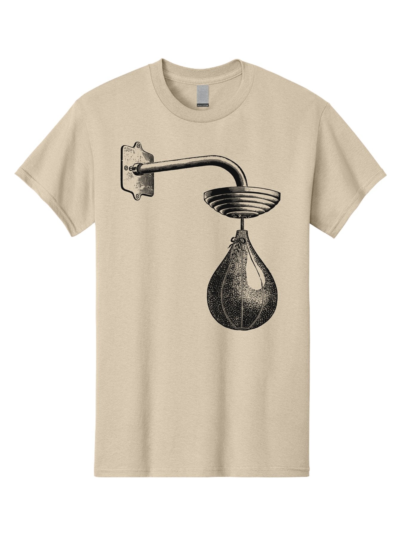 Punch Drills Men'S Graphic Tee, 100% Cotton, Comfortable Casual Summer Wear, Machine Washable, Punching Bag, Boxing Equipment, Punch Bag, Fitness Gear, Boxing Training, Workout Equipment, Punching Bag Illustration, Boxing Punching Bag Aae598 12