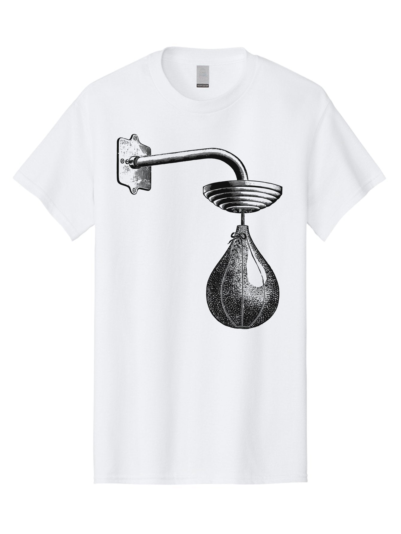Punch Drills Men'S Graphic Tee, 100% Cotton, Comfortable Casual Summer Wear, Machine Washable, Punching Bag, Boxing Equipment, Punch Bag, Fitness Gear, Boxing Training, Workout Equipment, Punching Bag Illustration, Boxing Punching Bag Aae598 14