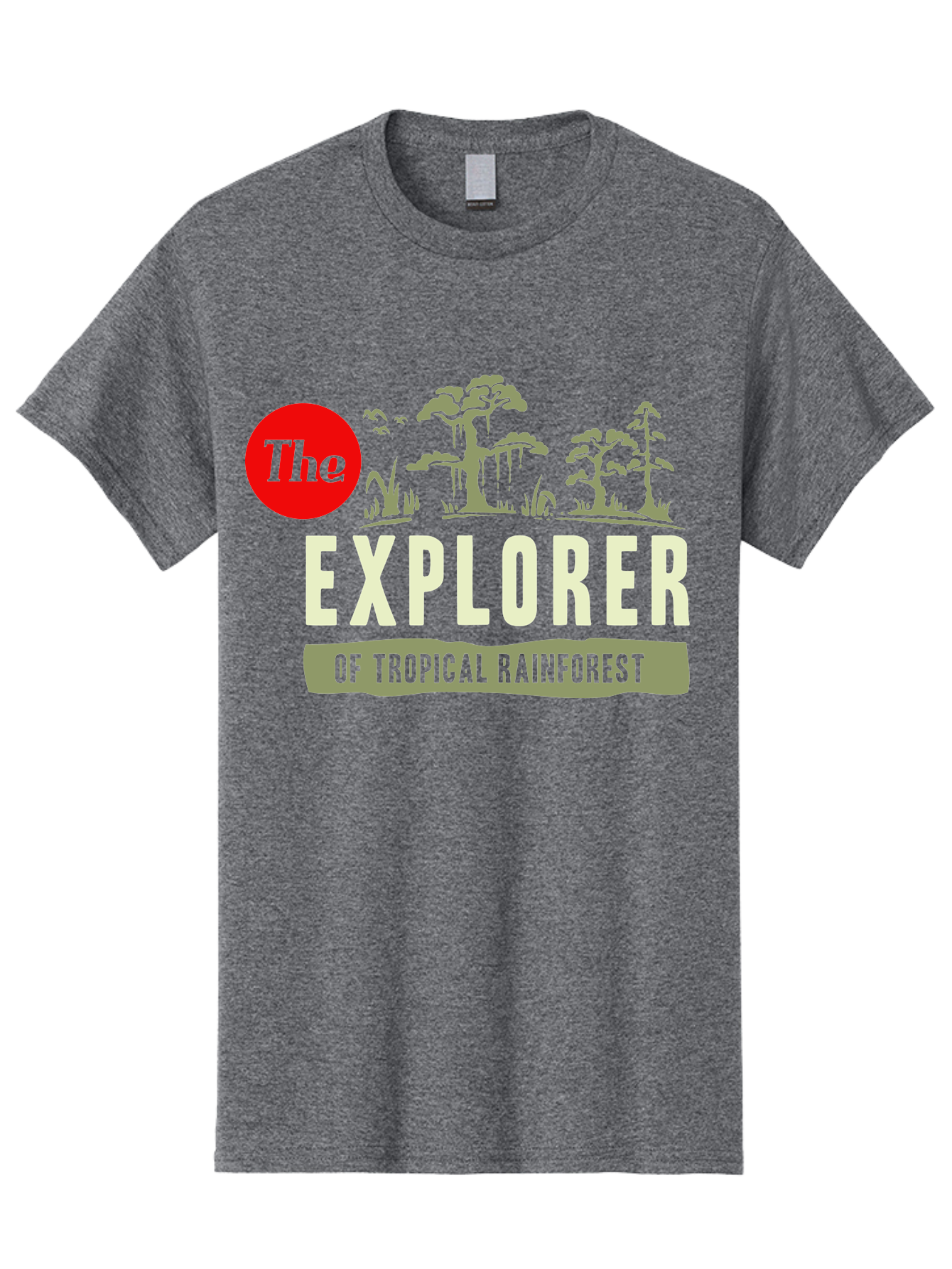 Rainforest Explorer Men'S Graphic Tee, 100% Cotton, Comfortable Casual Summer Wear, Machine Washable, Explorer, Tropical Rainforest, Expedition, Adventure Travel, Wilderness Exploration, Jungle Trek, Exotic Destinations, Eco-Tourism, Aae604 11