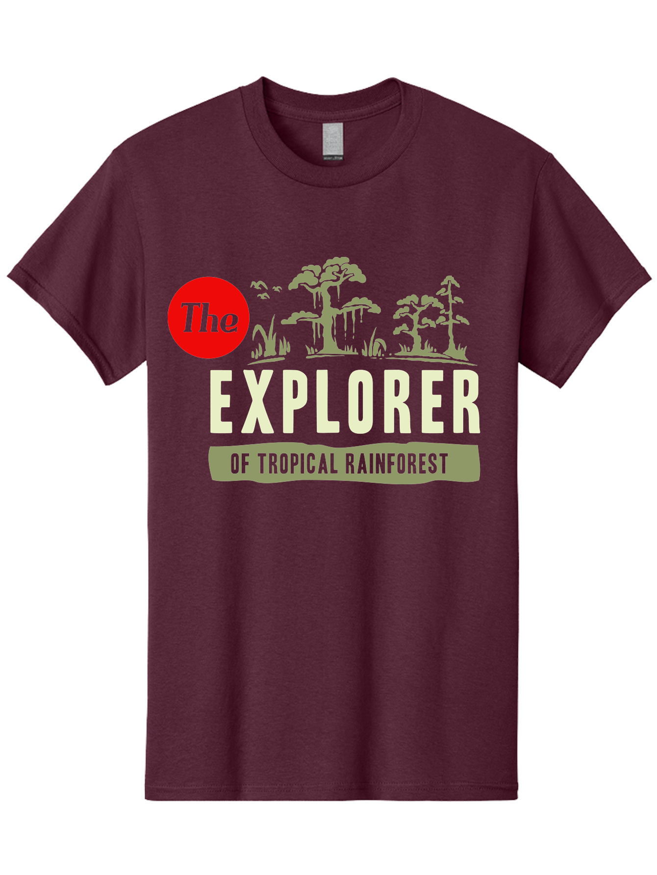 Rainforest Explorer Men'S Graphic Tee, 100% Cotton, Comfortable Casual Summer Wear, Machine Washable, Explorer, Tropical Rainforest, Expedition, Adventure Travel, Wilderness Exploration, Jungle Trek, Exotic Destinations, Eco-Tourism, Aae604 19
