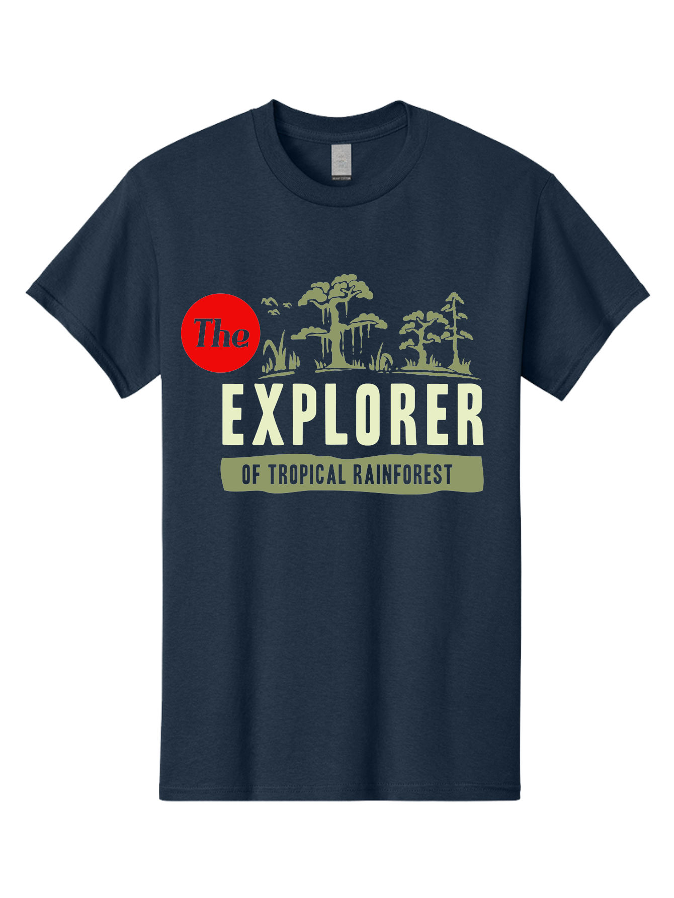 Rainforest Explorer Men'S Graphic Tee, 100% Cotton, Comfortable Casual Summer Wear, Machine Washable, Explorer, Tropical Rainforest, Expedition, Adventure Travel, Wilderness Exploration, Jungle Trek, Exotic Destinations, Eco-Tourism, Aae604 17