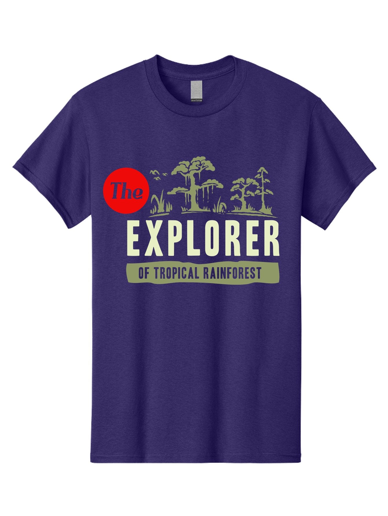 Rainforest Explorer Men'S Graphic Tee, 100% Cotton, Comfortable Casual Summer Wear, Machine Washable, Explorer, Tropical Rainforest, Expedition, Adventure Travel, Wilderness Exploration, Jungle Trek, Exotic Destinations, Eco-Tourism, Aae604 10