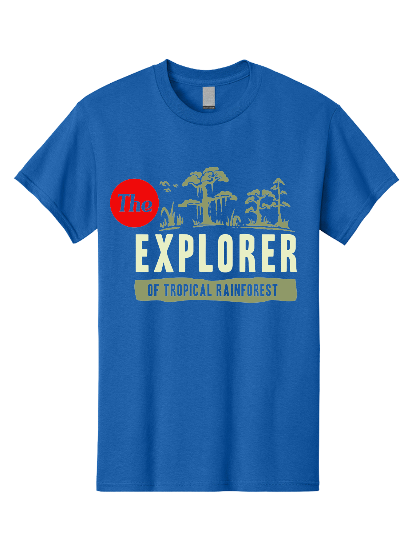 Rainforest Explorer Men'S Graphic Tee, 100% Cotton, Comfortable Casual Summer Wear, Machine Washable, Explorer, Tropical Rainforest, Expedition, Adventure Travel, Wilderness Exploration, Jungle Trek, Exotic Destinations, Eco-Tourism, Aae604 9