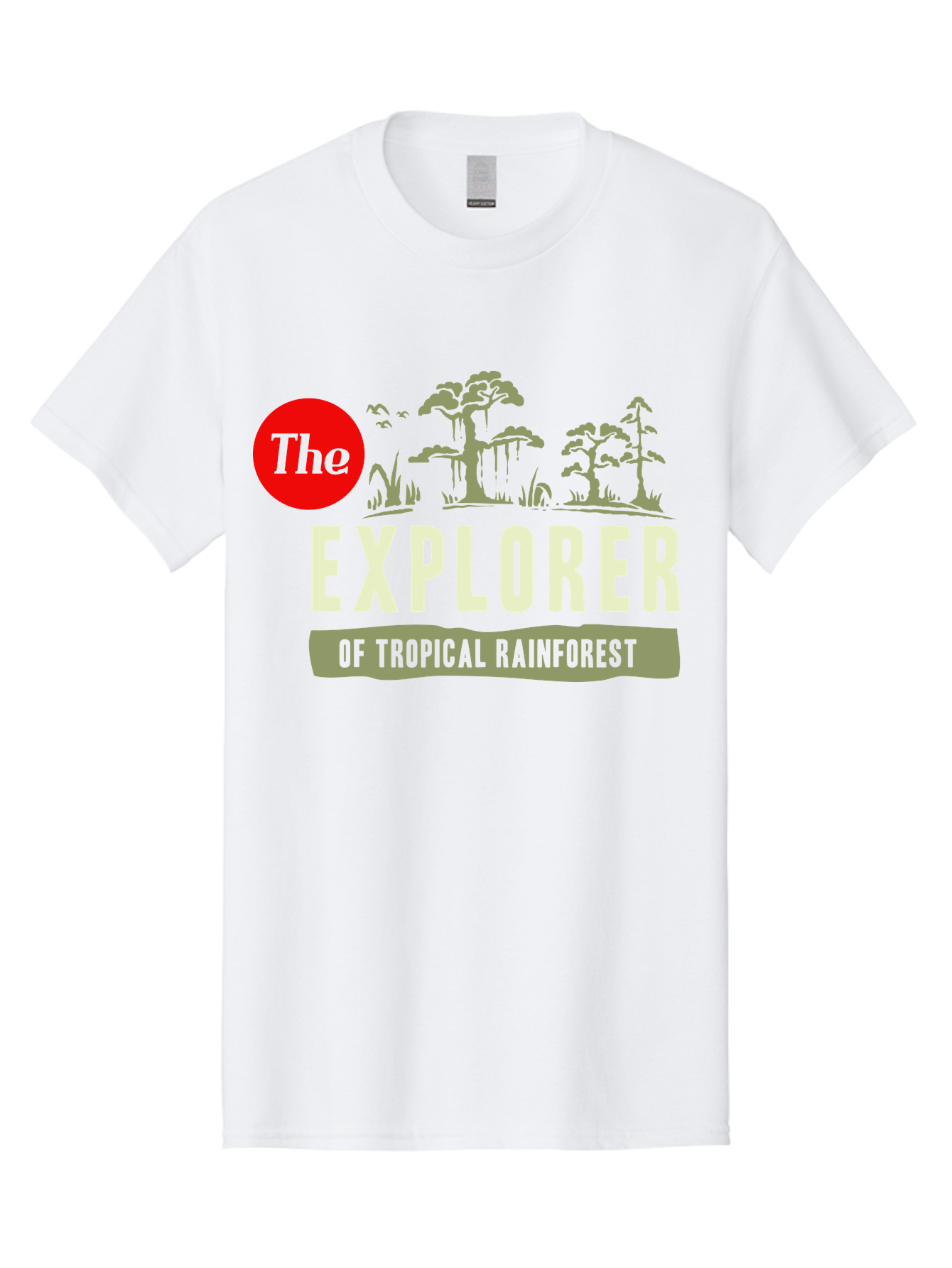 Rainforest Explorer Men'S Graphic Tee, 100% Cotton, Comfortable Casual Summer Wear, Machine Washable, Explorer, Tropical Rainforest, Expedition, Adventure Travel, Wilderness Exploration, Jungle Trek, Exotic Destinations, Eco-Tourism, Aae604 21