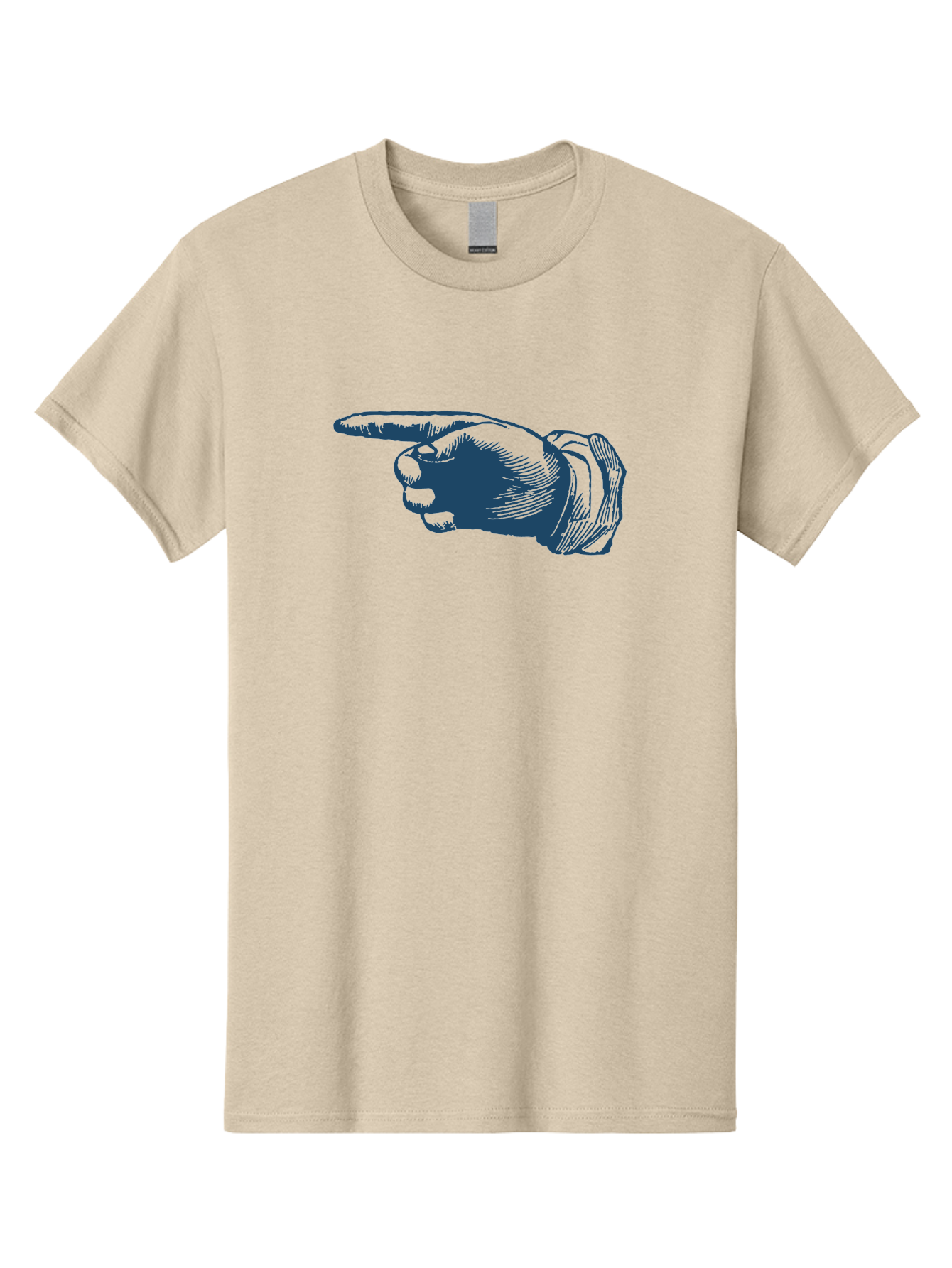 Retro Pointing Hand 2 Men'S Graphic Tee, 100% Cotton, Comfortable Casual Summer Wear, Machine Washable, Pointing Finger, Hand Gesture, Direction Indicator, Vintage Illustration, Retro Style, Hand Pointing, Finger Pointing, Direction Sign Aae614 7