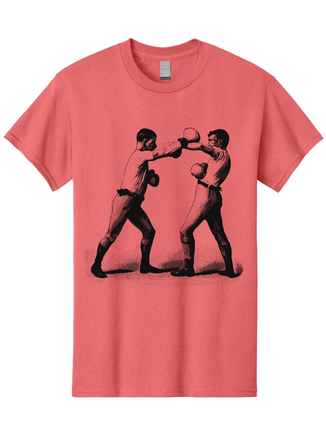 Ropekings Men'S Graphic Tee, 100% Cotton, Comfortable Casual Summer Wear, Machine Washable, Two Boxers Fighting, Boxing Match, Martial Arts, Combat Sports, Physical Fitness, Intense Action, Gloves, Punch, Fight, Athletic Competition, Aae618 12