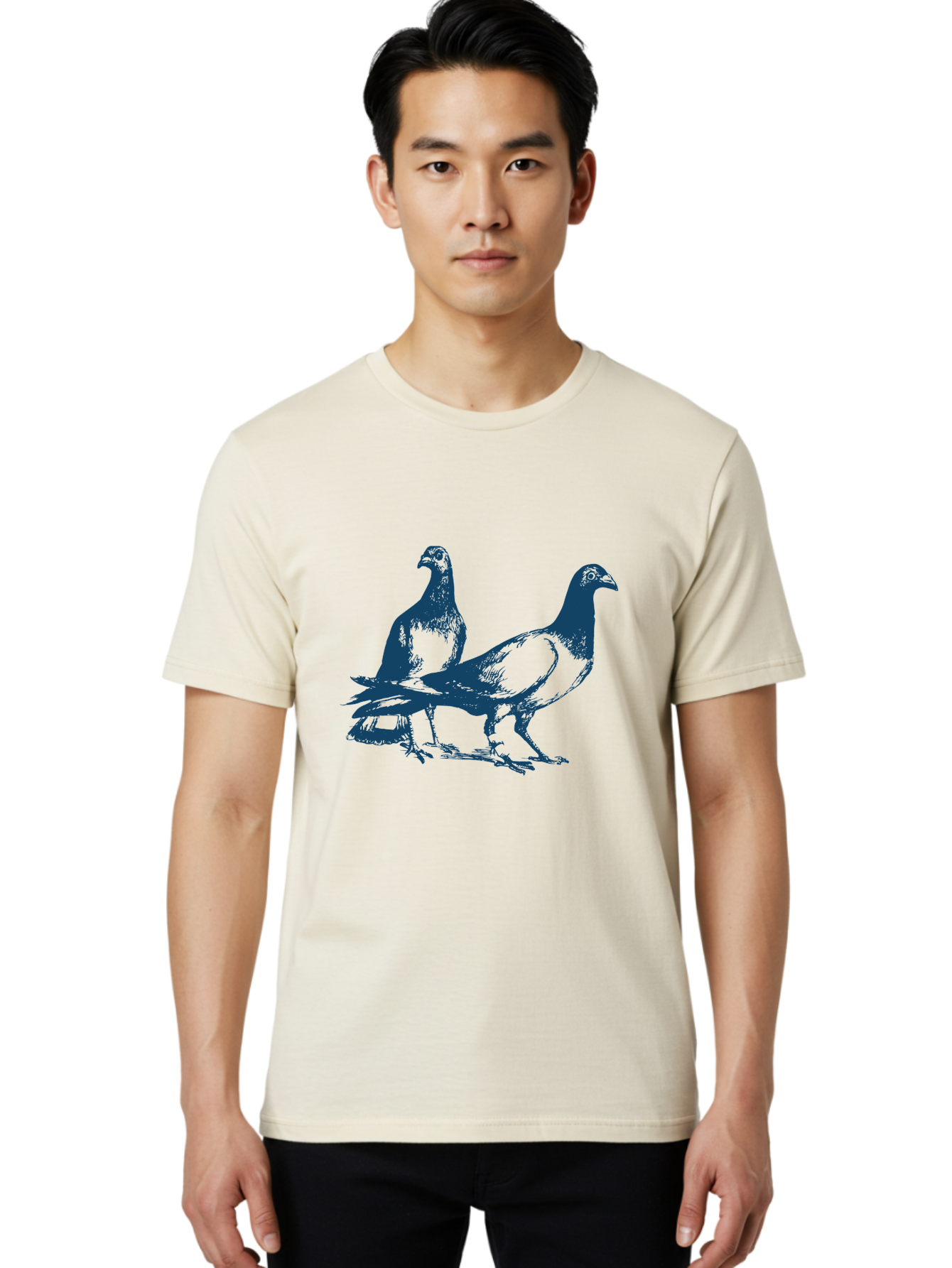 Skyline Pigeon Union Men'S Graphic Tee, 100% Cotton, Comfortable Casual Summer Wear, Machine Washable, Pigeons, Birds, Wildlife, Urban Animals, Bird Watching, Nature Lovers Aae652 28