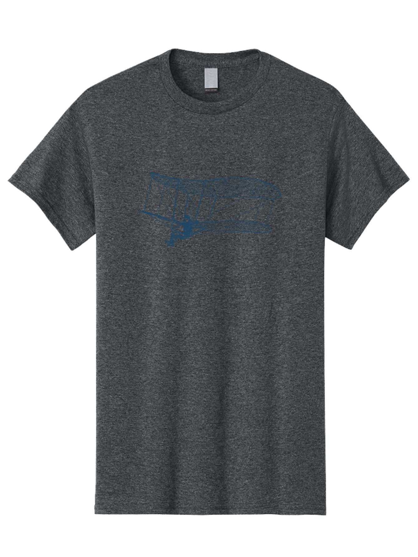 Skyrider Men'S Graphic Tee, 100% Cotton, Comfortable Casual Summer Wear, Machine Washable, Hang Glider In Flight, Flying Human Figure, Aviation Innovation, Recreational Flying, Adventurous Sports, Extreme Thrill, Hang Gliding Enthusiast, Aae653 4