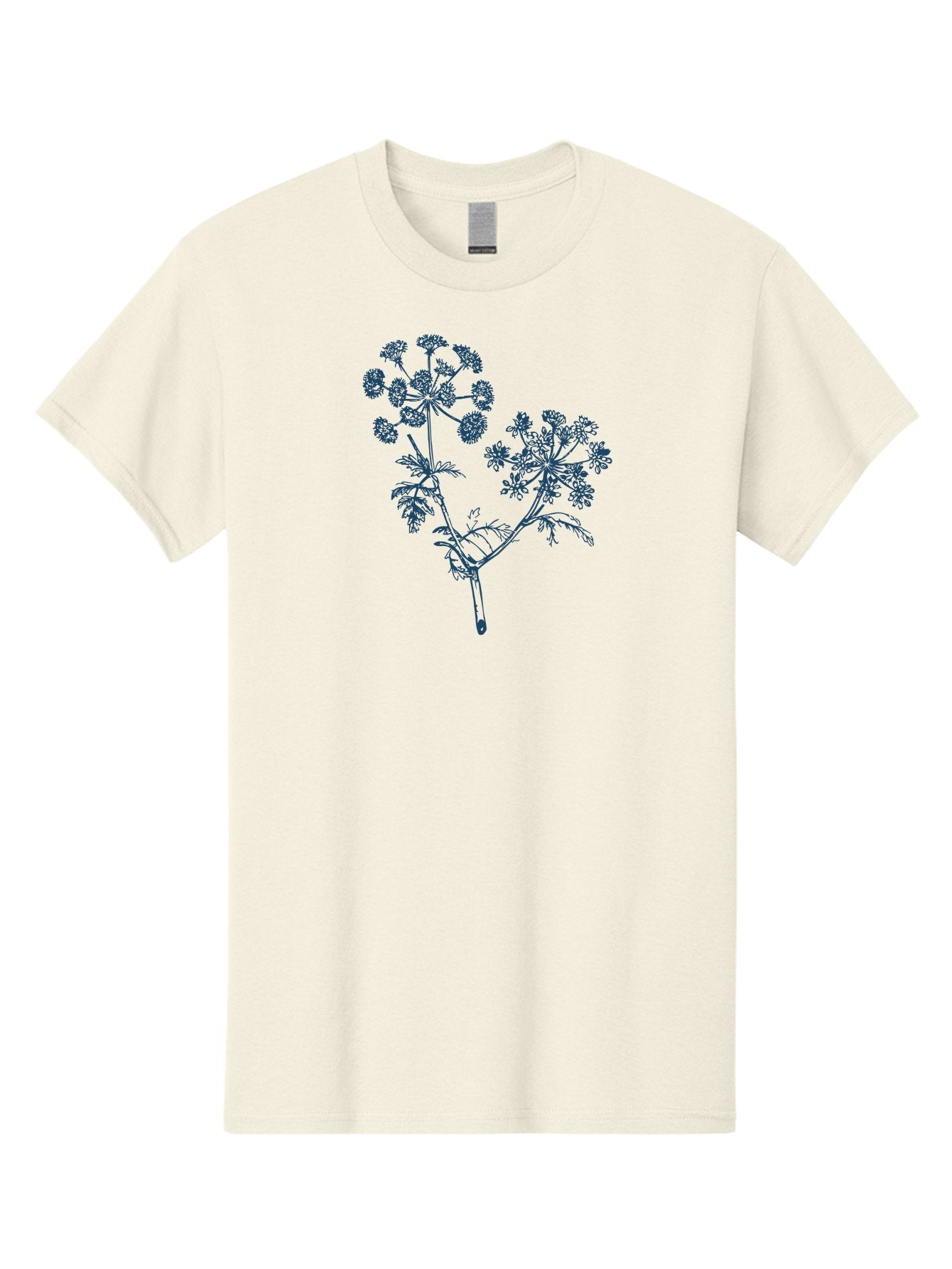 Starlace Bloom Men'S Graphic Tee, 100% Cotton, Comfortable Casual Summer Wear, Machine Washable, Hemlock Plant, Poisonous Plant, Wildflowers, Botanical Illustration, Floral Design, Herbal Art, Toxic Plants Aae669 8