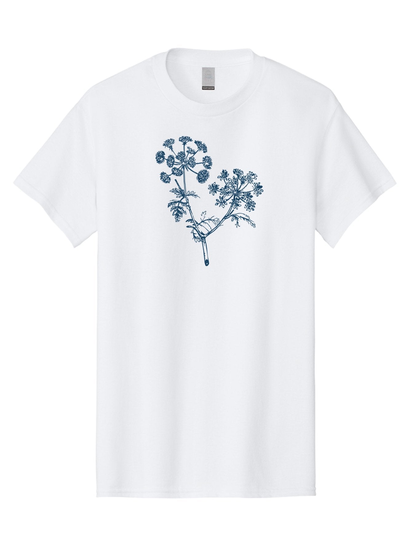 Starlace Bloom Men'S Graphic Tee, 100% Cotton, Comfortable Casual Summer Wear, Machine Washable, Hemlock Plant, Poisonous Plant, Wildflowers, Botanical Illustration, Floral Design, Herbal Art, Toxic Plants Aae669 9