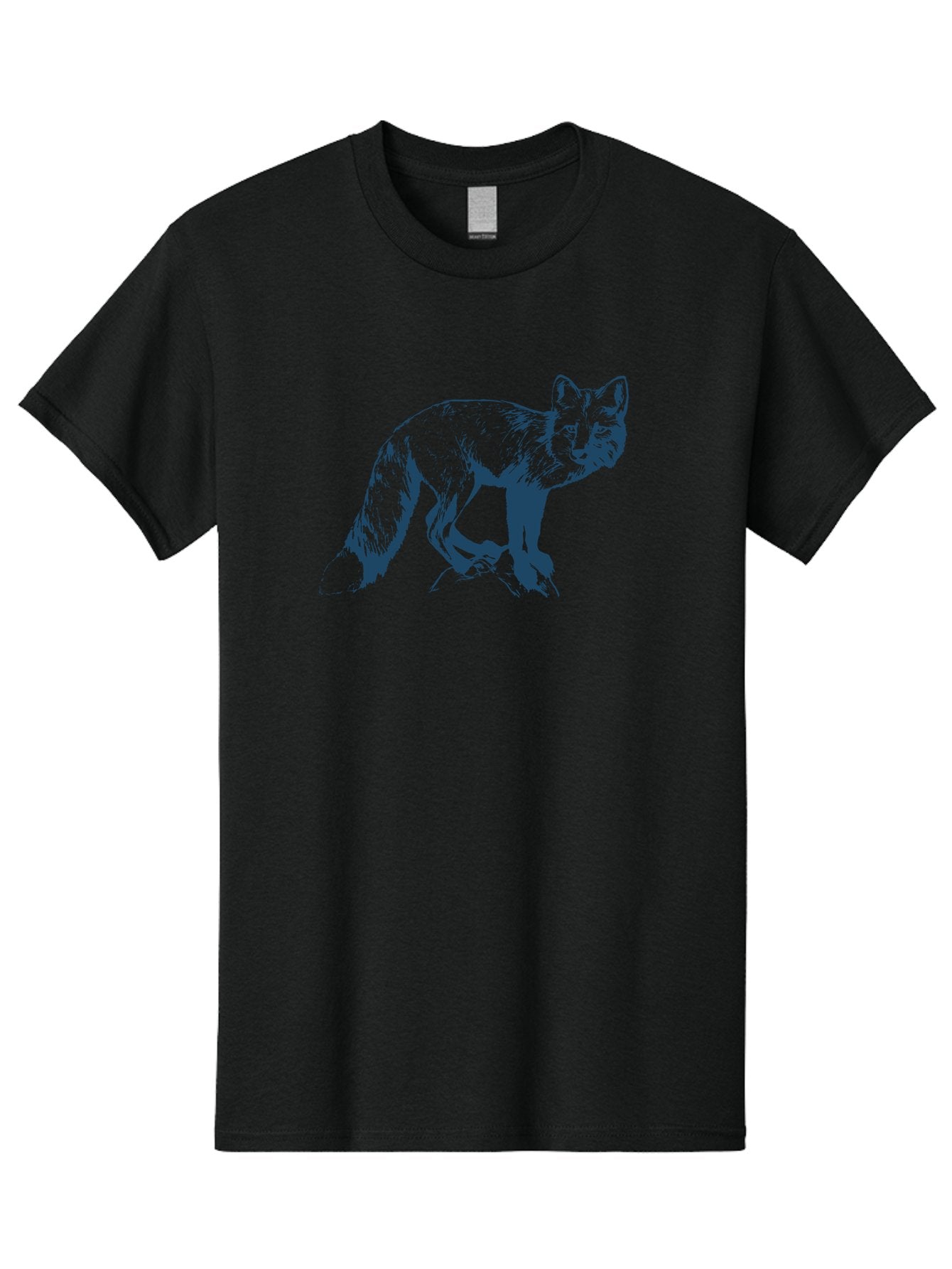 Stonewatch Fox 2 Men'S Graphic Tee, 100% Cotton, Comfortable Casual Summer Wear, Machine Washable, Fox, Wildlife, Animal Illustration, Sketch Art, Wild Animal, Mammal, Pen Drawing, Graphic Design Aae673 4