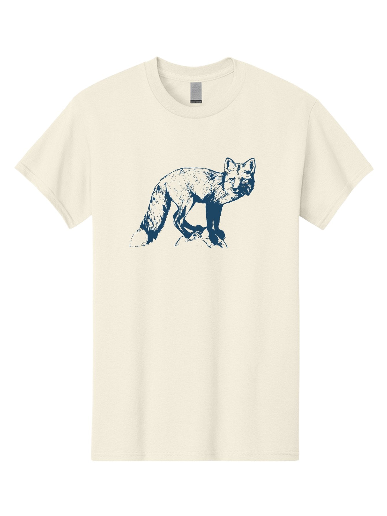 Stonewatch Fox 2 Men'S Graphic Tee, 100% Cotton, Comfortable Casual Summer Wear, Machine Washable, Fox, Wildlife, Animal Illustration, Sketch Art, Wild Animal, Mammal, Pen Drawing, Graphic Design Aae673 9