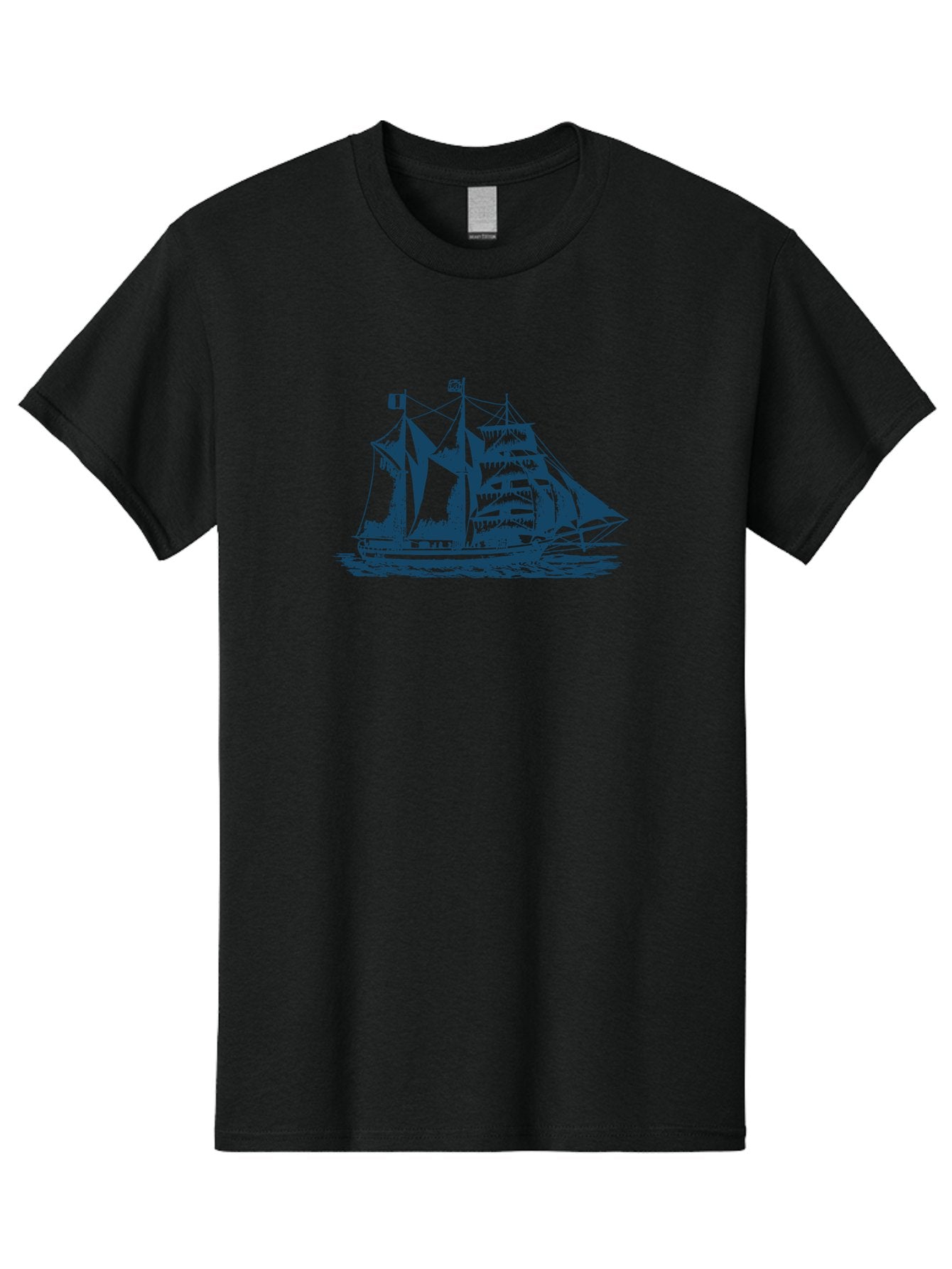 Storm Chaser Men'S Graphic Tee, 100% Cotton, Comfortable Casual Summer Wear, Machine Washable, Sailing Ship, Tall Sailing Vessel, Classic Maritime Icon, Vintage Nautical Theme, Majestic Oceanic Scene, Historical Sailing Rig, Aae674 4